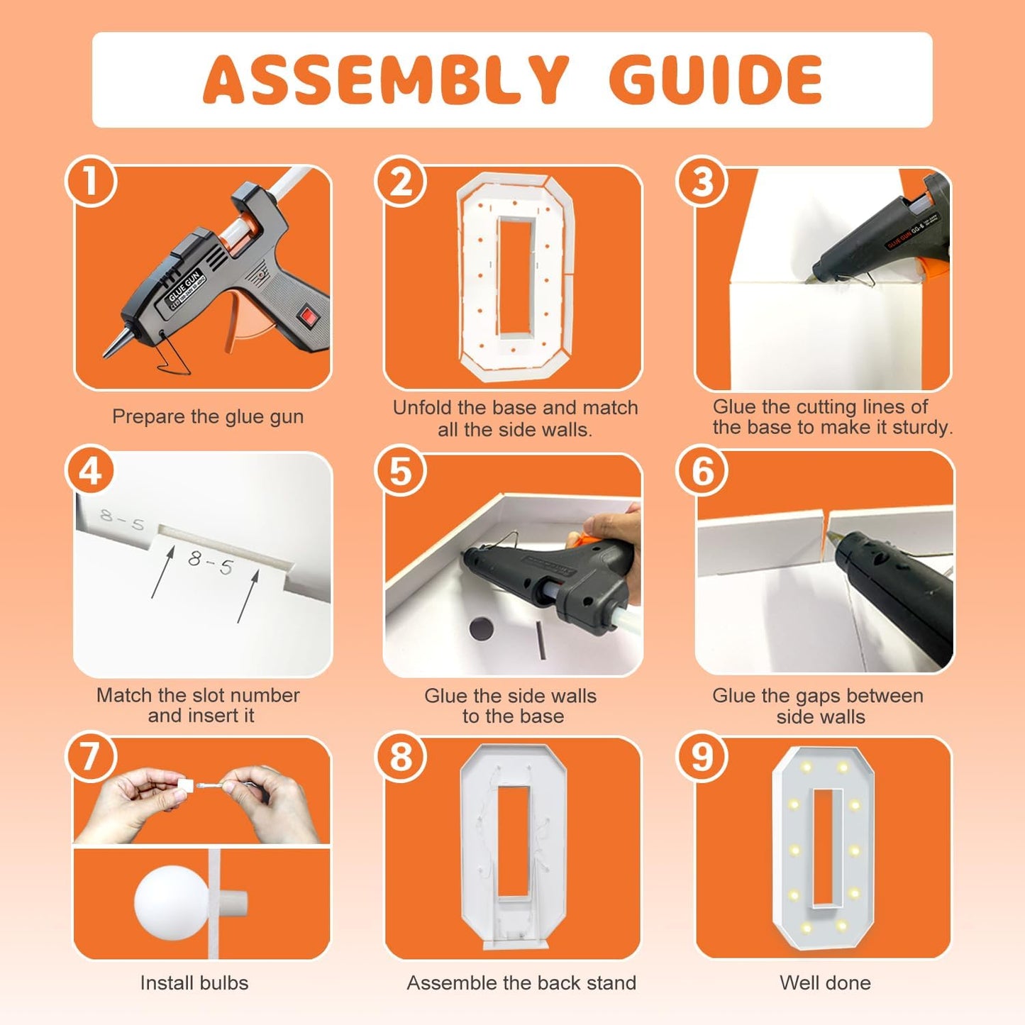 3FT Marquee Numbers 13, Large Light Up Numbers 13th Birthday Decorations for Girls Boys, Cardboard Numbers for Women Men Anniversary Party Decor Backdrop, DIY Foam Board Mosaic Number Sign