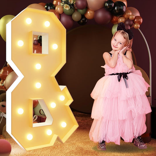 imprsv 4FT Marquee Letters Large Light Up Letters for Birthday Party Decor Wedding Decorations, Marquee & for Party Decoration, Large Signs Arch Kit Decorations