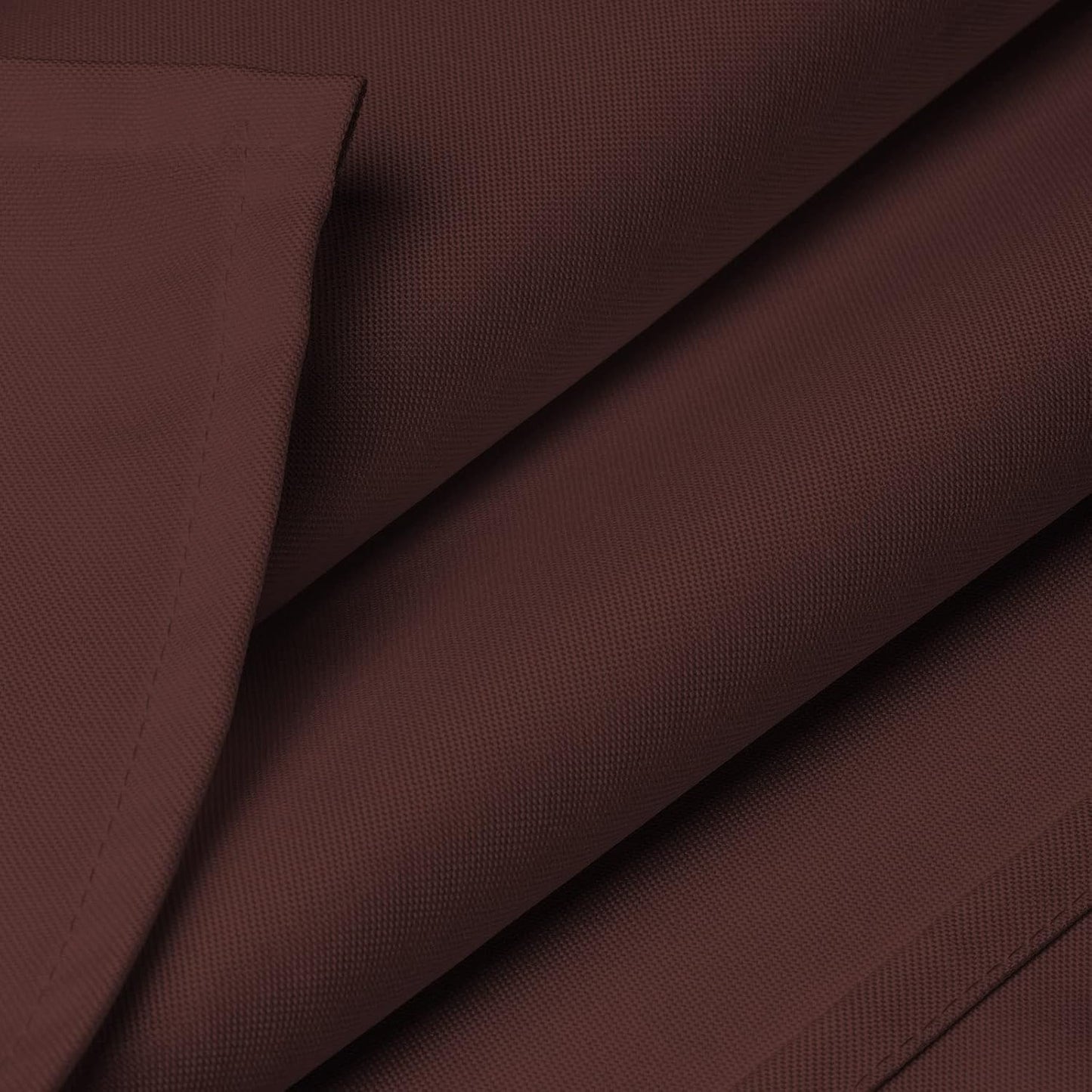 Lann's Linens - 10 Premium 60" x 126" Tablecloths for Wedding/Banquet/Restaurant - Rectangular Polyester Fabric Table Cloth - Chocolate Brown