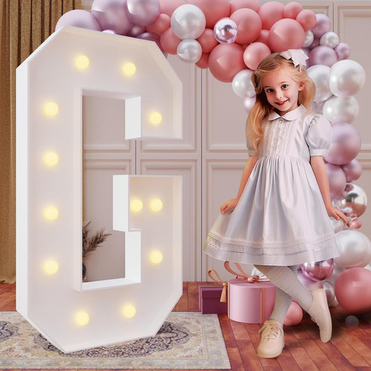 imprsv 4FT Marquee Light Up Letters for Birthday Party Decorations Large Marquee Letters for Wedding Event Bridal Shower Engagement Anniversarty Party Decor,Letter G