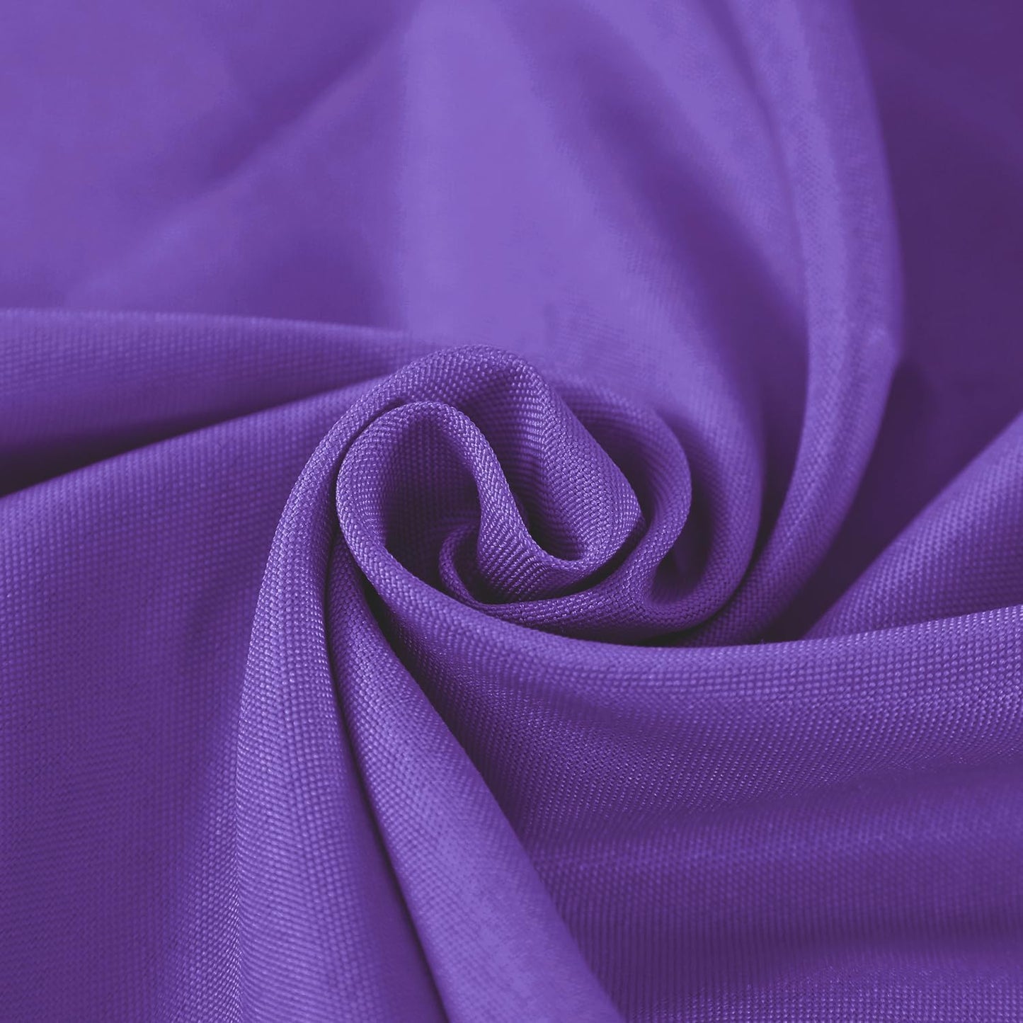 60 inch Round Tablecloth Washable Polyester Table Cloth Decorative Table Cover for Wedding Party Dining Banquet（60 inch,Purple）