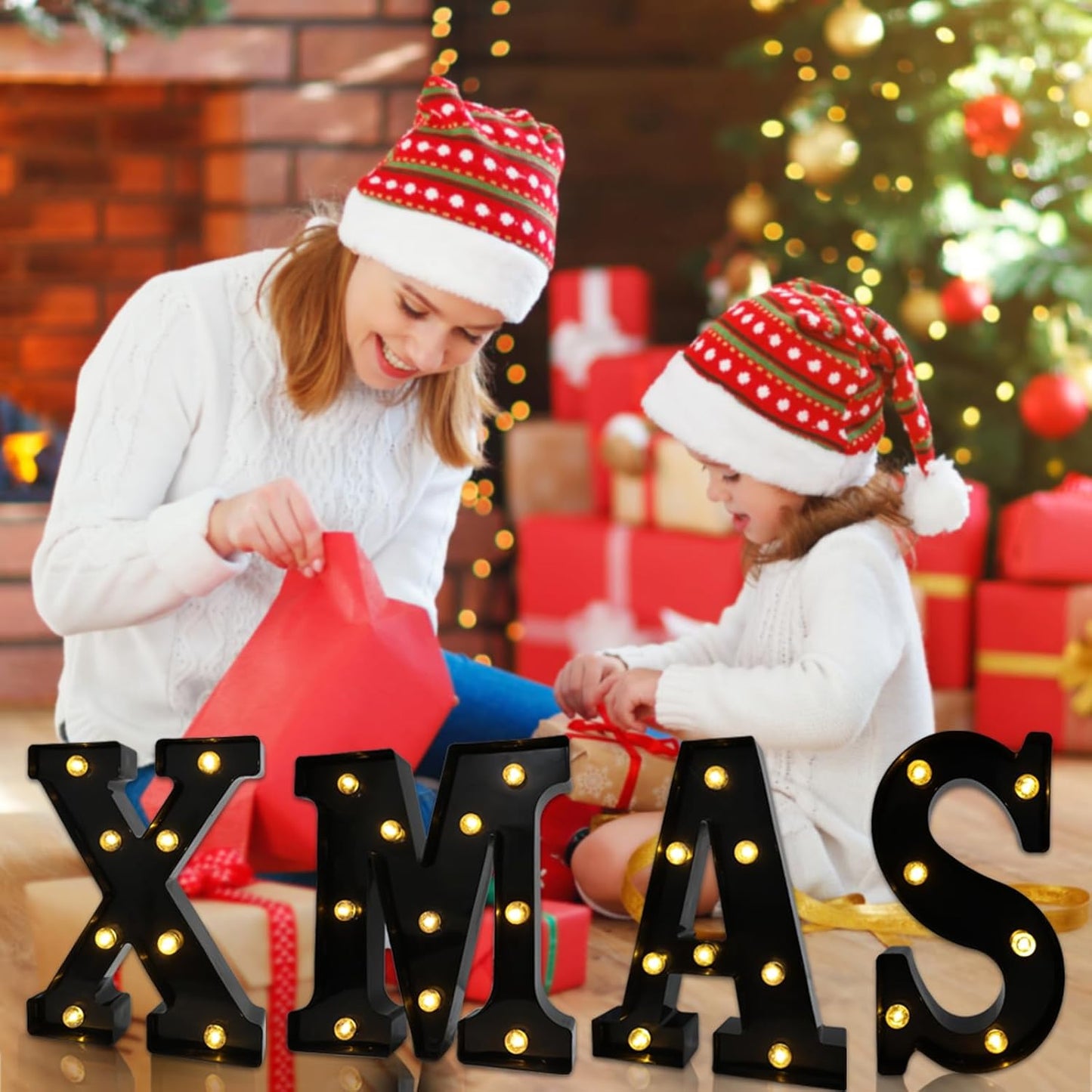 Led Marquee Letters, 8.58 Inch Black Light Up Letters, Small Led Letter Lights, Battery Powered Lighted Letterfor Table, Party, Birthday, Christmas Decor (Black, Letter W)