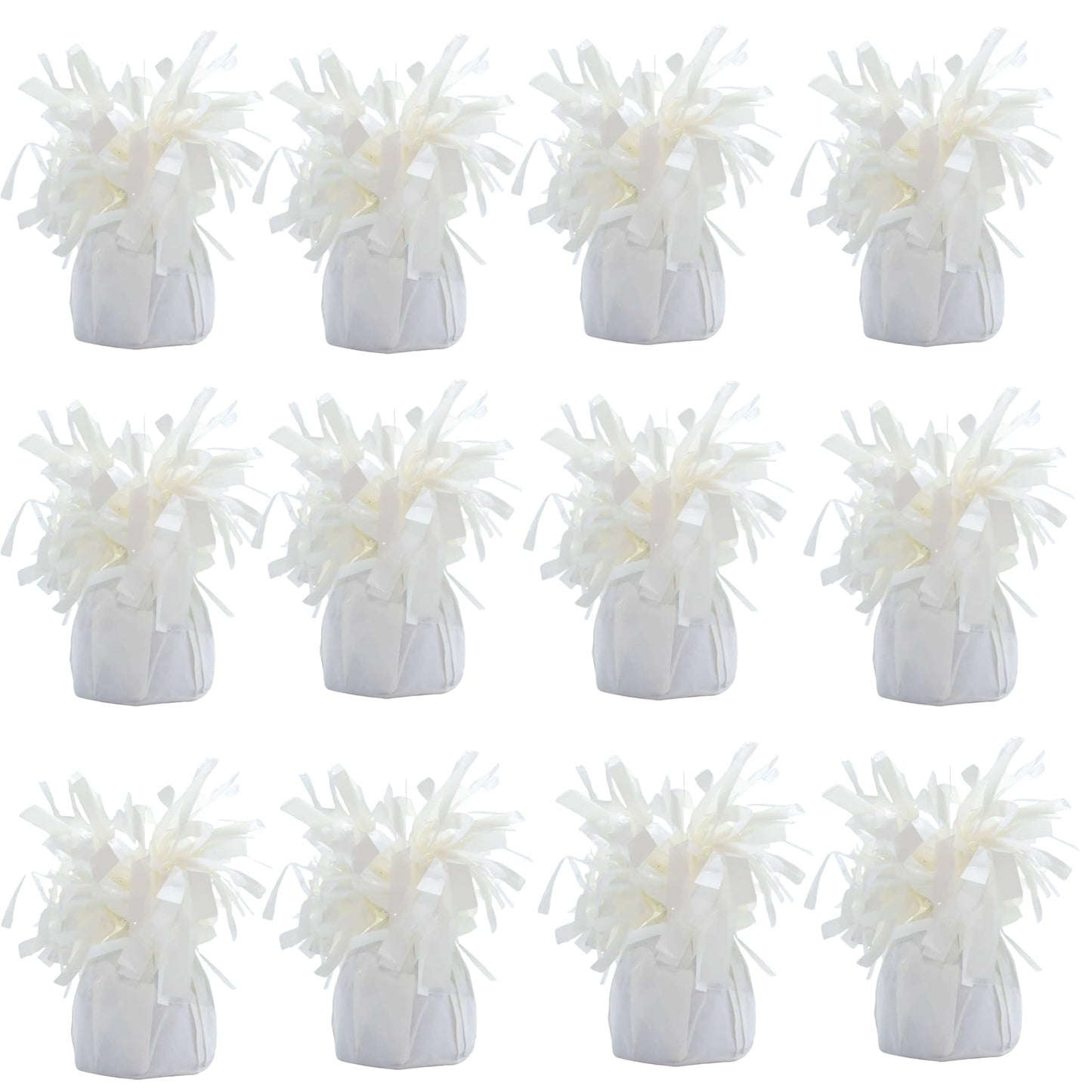 Moretreat Balloon Weights, 12 Pieces, Weight 0.36Lb (White 12Pcs)