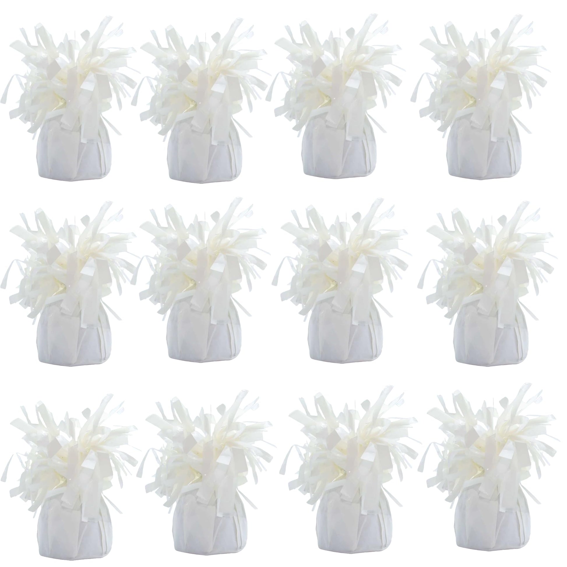 Moretreat Balloon Weights, 12 Pieces, Weight 0.36Lb (White 12Pcs)