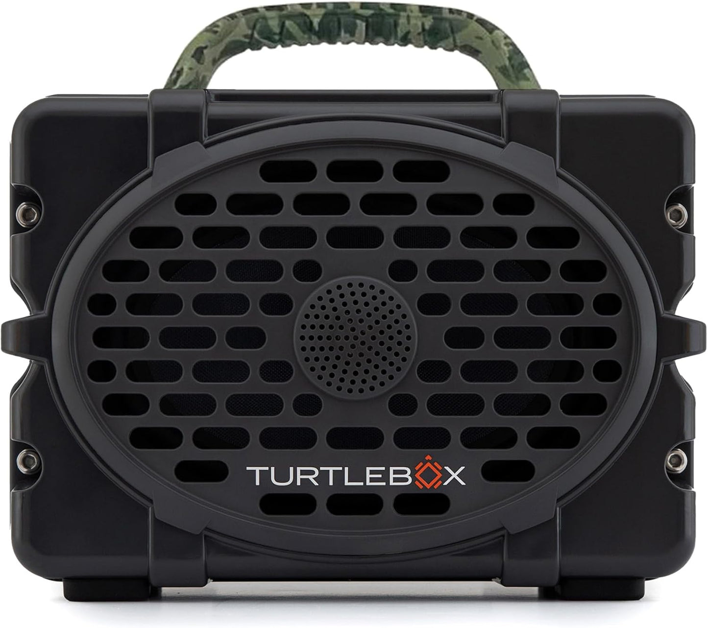 Turtlebox Original Gen 3: Portable Outdoor Bluetooth Speaker – Ultra-Loud (120dB), Waterproof (IP67), Rugged, Impact-Resistant, 3-Day Battery | Party Mode: Unlimited Pairing Stereo, Gray/Camo