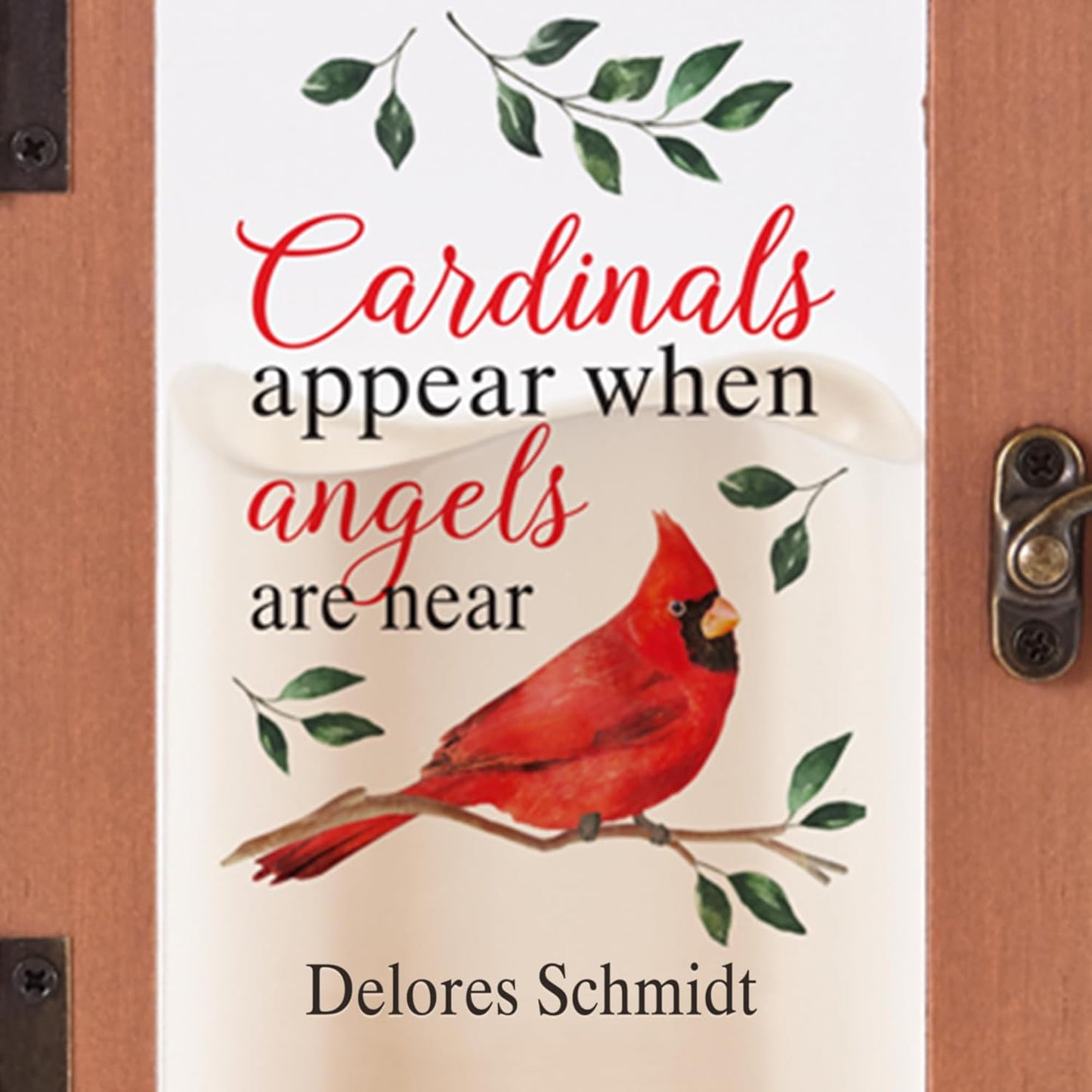 Let's Make Memories Personalized Memorial Lantern with LED Candle - Sympathy Gift - Condolences - in Memory - Automatic Timer - Wood/Metal - Cardinals Appear When Angels are Near