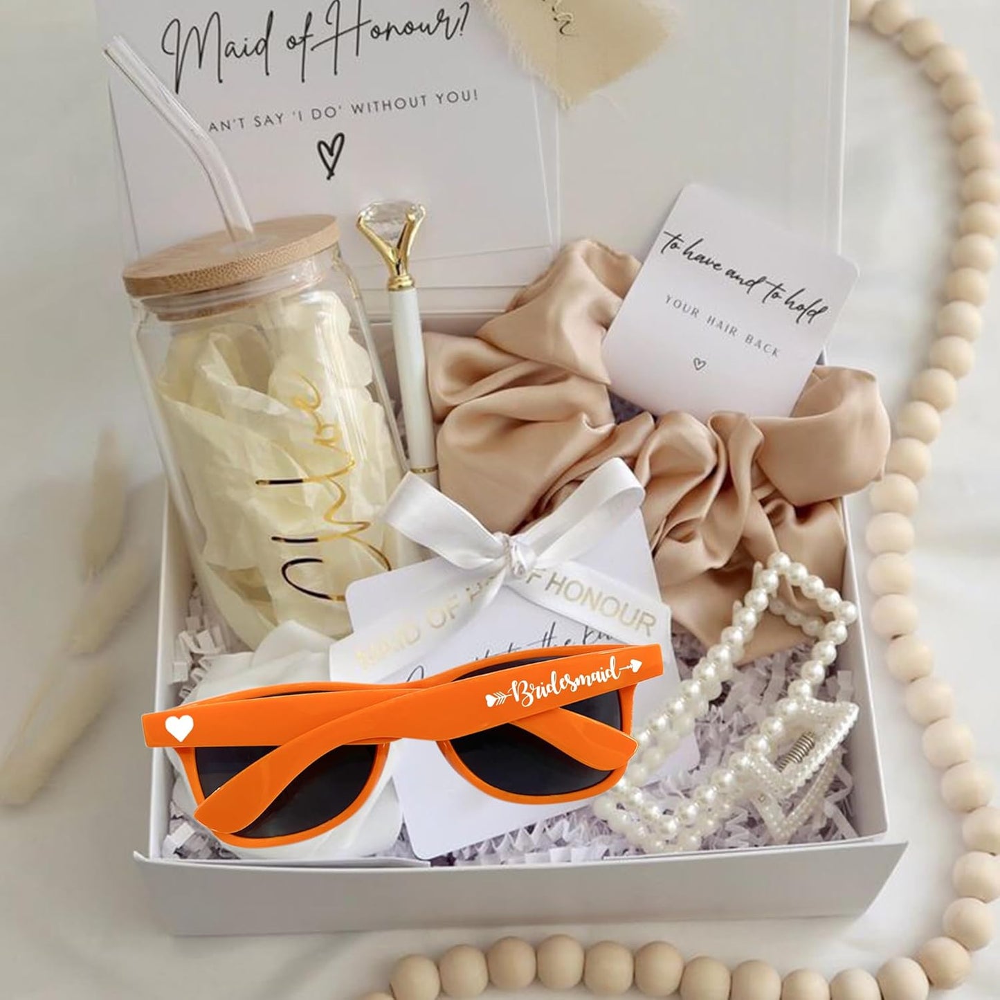 LADY&HOME 10 Pack Bachelorette Sunglasses,Bride Bridesmaid Sunglasses for Bachelorette Party Favors Bridesmaid Proposal Gifts (Terracotta)