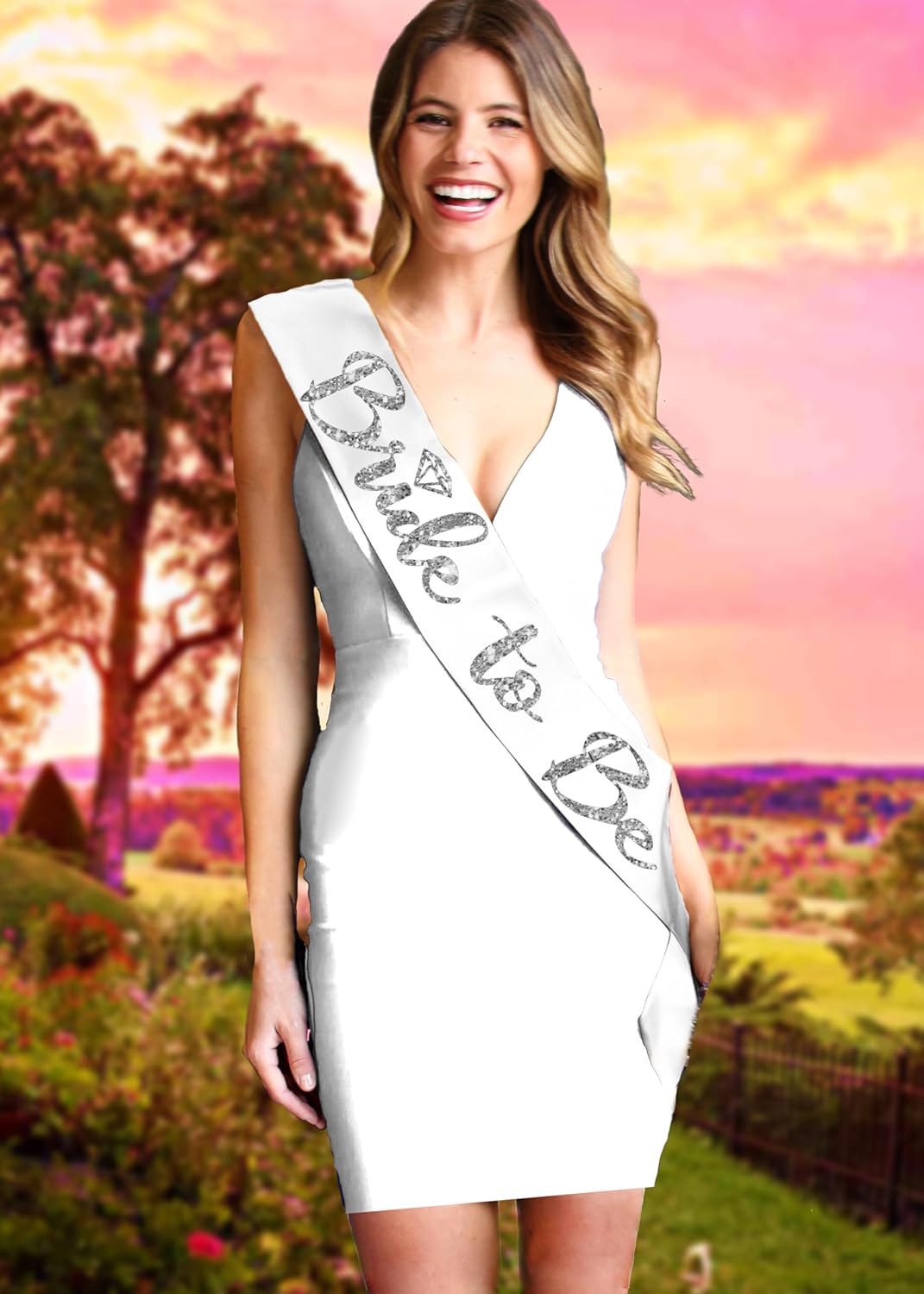 Bride Sash and Veil - BRIDAL GRADE SATIN Bride to Be Sash - Bachelorette Party Outfit - Bridal Shower Gifts