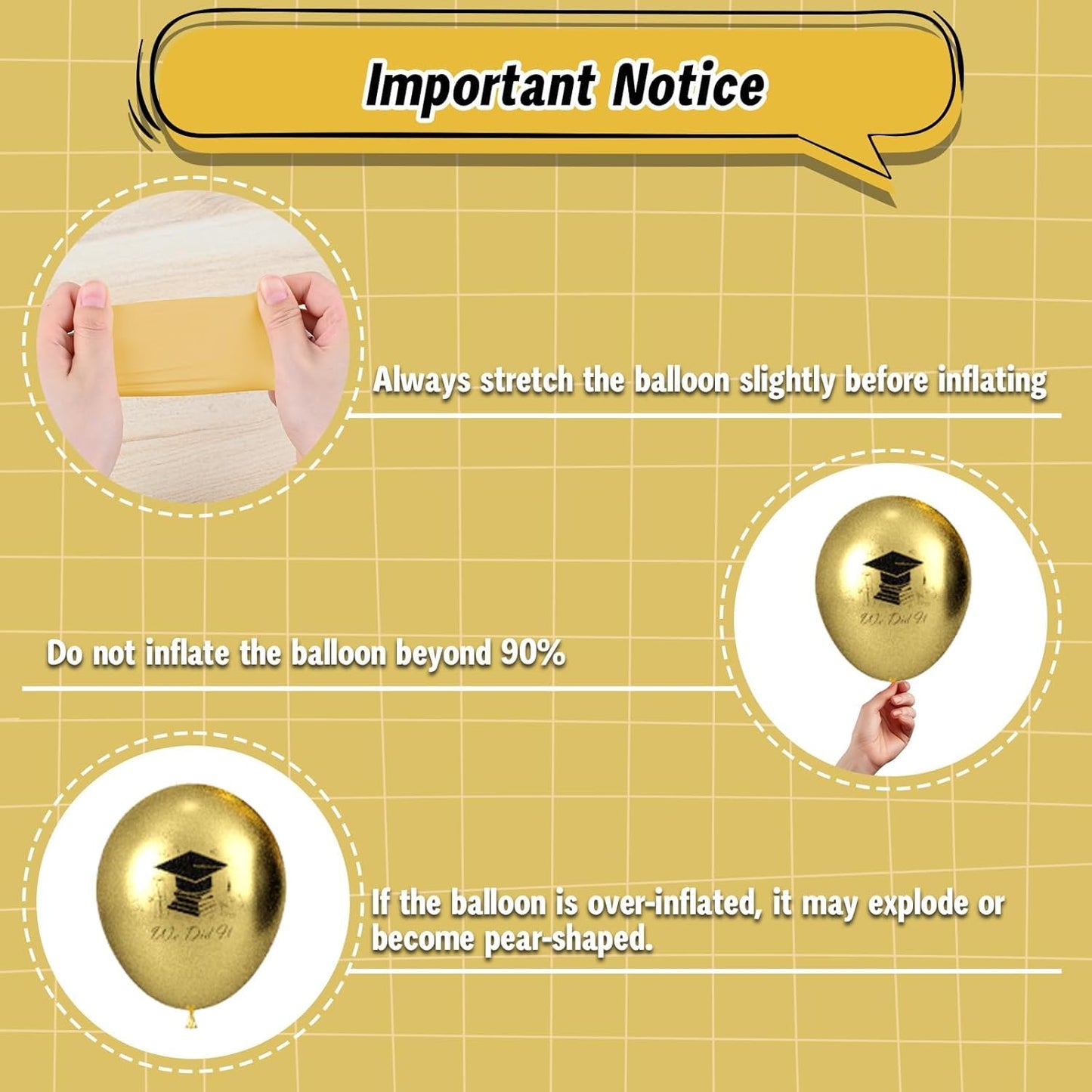 2025 Graduation Balloons, 12 Inch Black and Gold Congratulations Congrats Confetti Balloons for Graduation Party Black and Gold Birthday Decorations