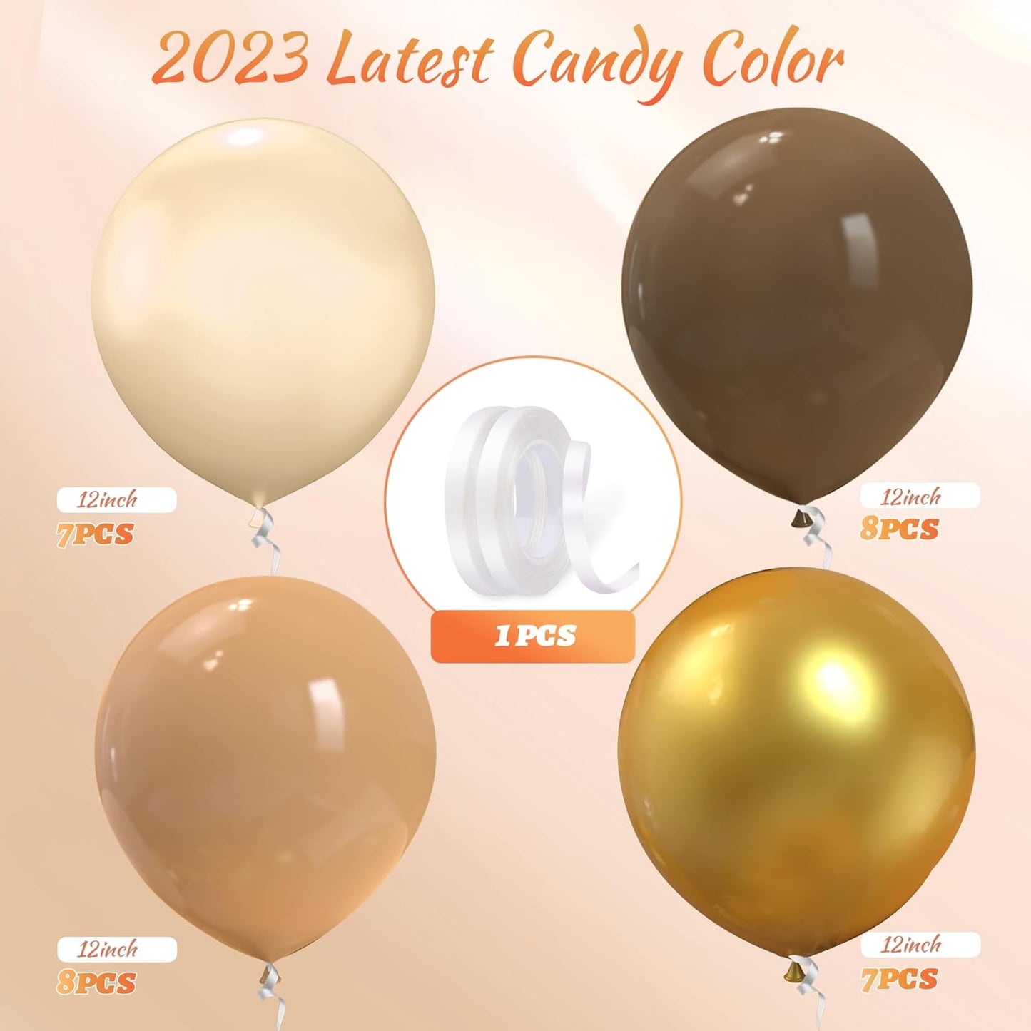 Gold Balloons, 30 Pcs Gold Party Latex Balloons for Balloon Garland or Balloon Arch as Party Decorations, Celebrating Birthday Graduation Wedding Festival Party Decoration