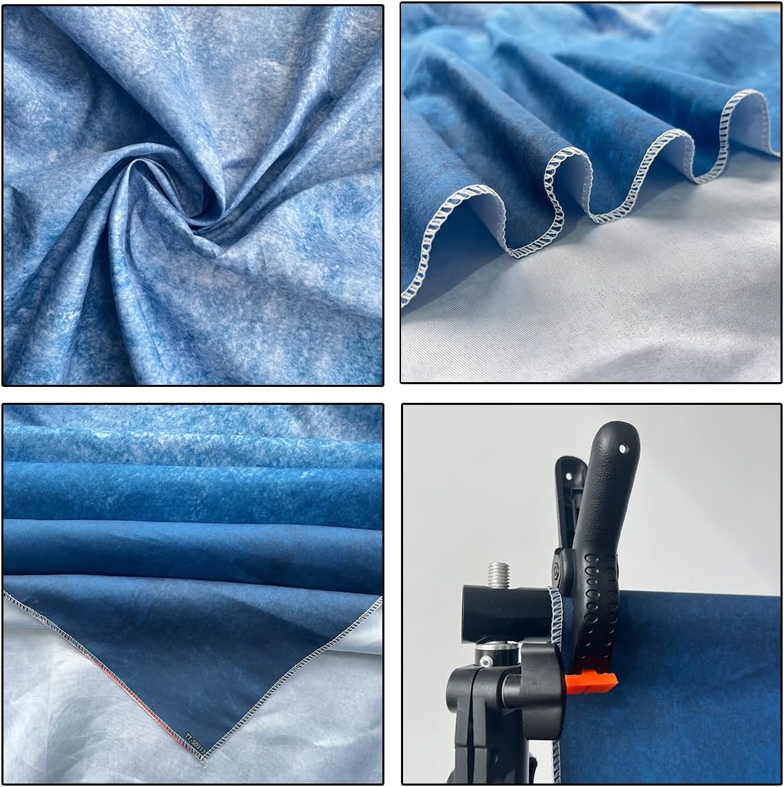 3x5ft Dark Blue Gradient Portrait Photo Backdrops Bright Center Abstract Photography Backdrop for Studio Photo Booth Prop Banner Decor Background