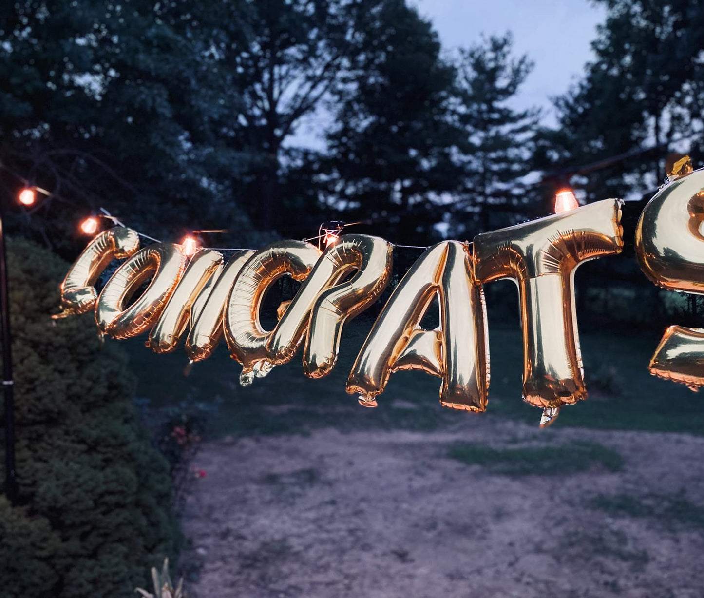 LIOZEOKUN Letter Balloons 16 Inch Mylar Foil Alphabet Letter A-Z Balloons Set for Wedding Birthday