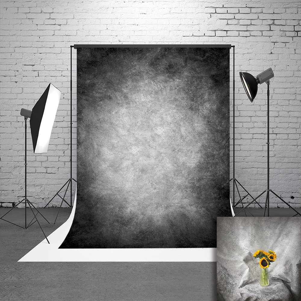 6x9ft Abstract Black Gray Portrait Photography Backdrops Photo Studio Prop Background for Children Adult