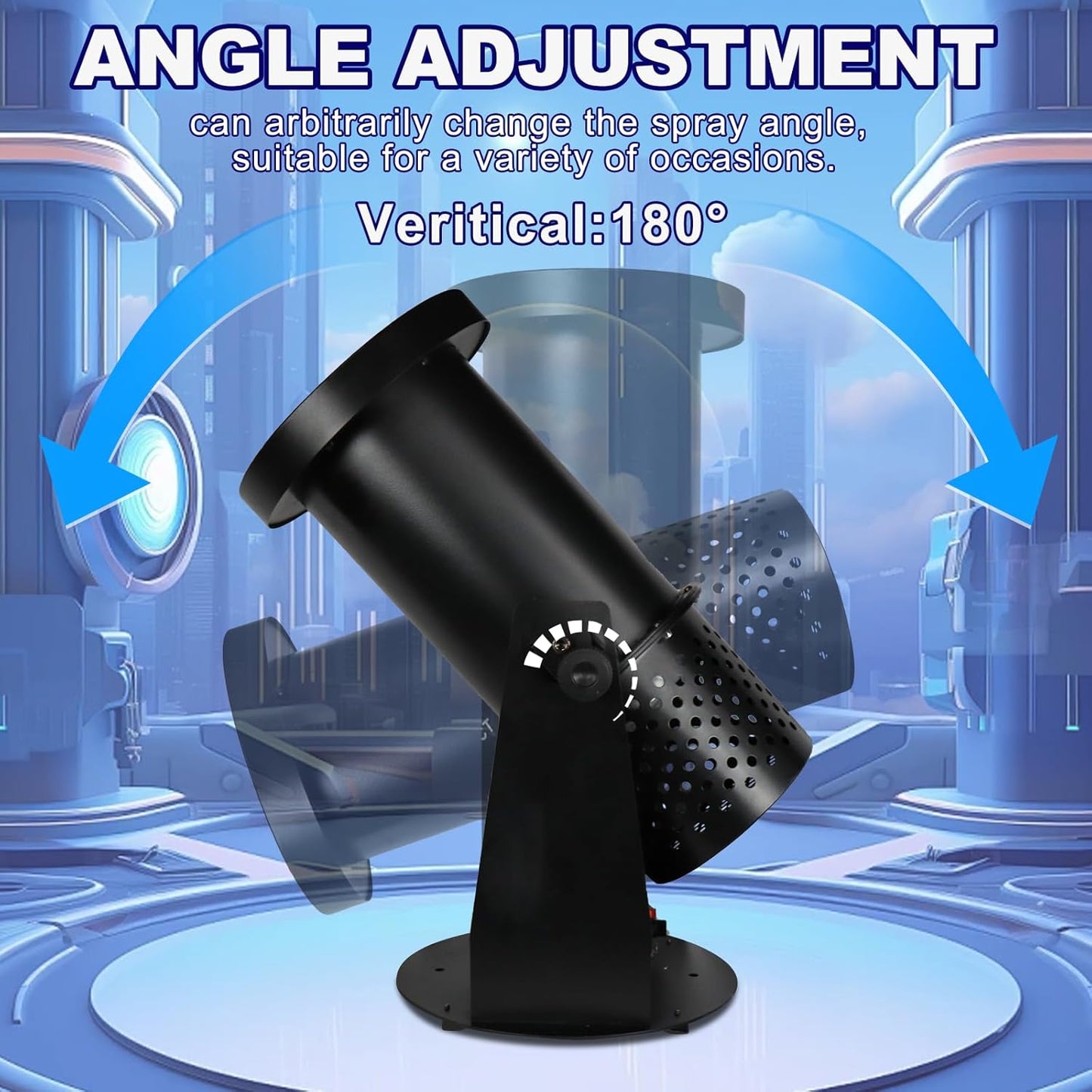 Paper Machine with 12 LED Lights and Remote Control - DMX Control Digital with Remote Perfect for DJ Parties, Nightclubs, Weddings and Events