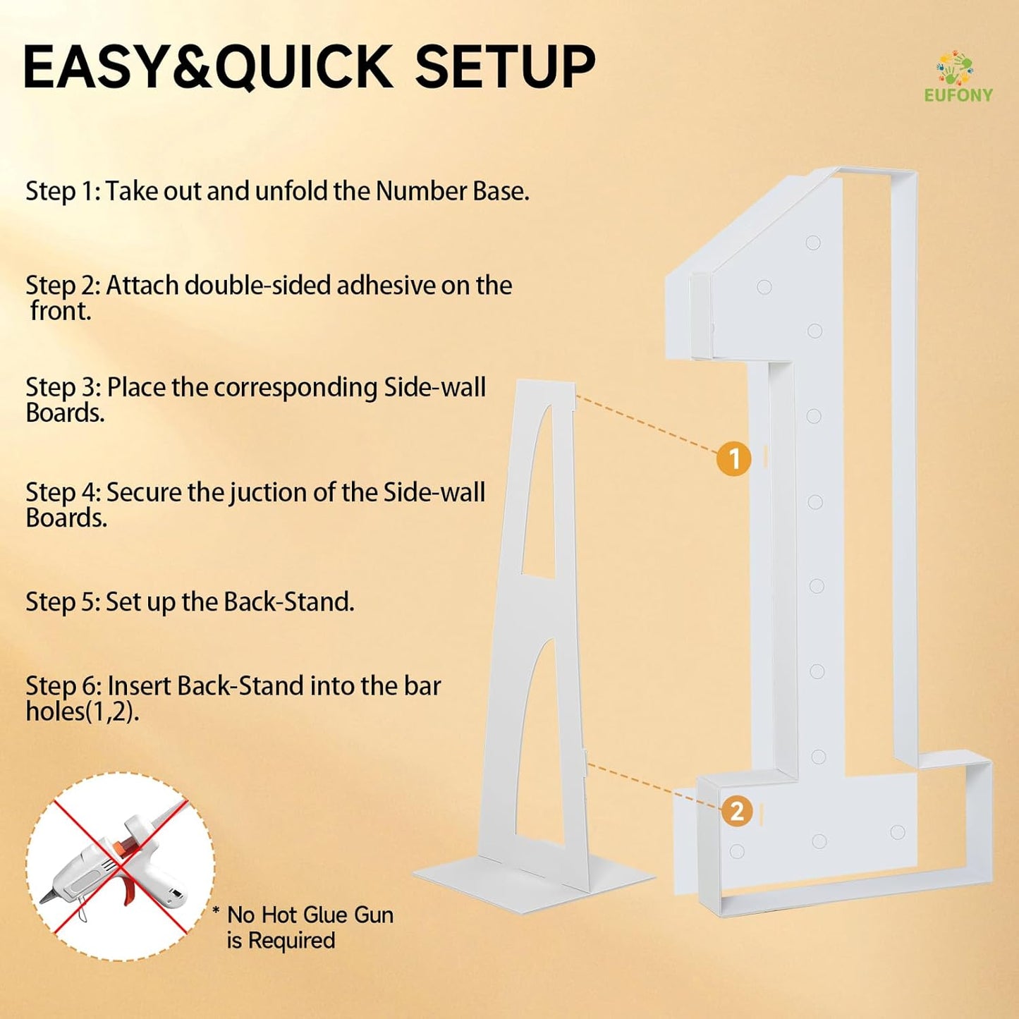 4FT Marquee Numbers, Large Light Up Numbers 5 for 5th 35th 50th Birthday Party Decorations, Giant Light Up Number for Anniversary Decor, 4 Feet Mosaic Number 5 with LED Lights DIY Kit