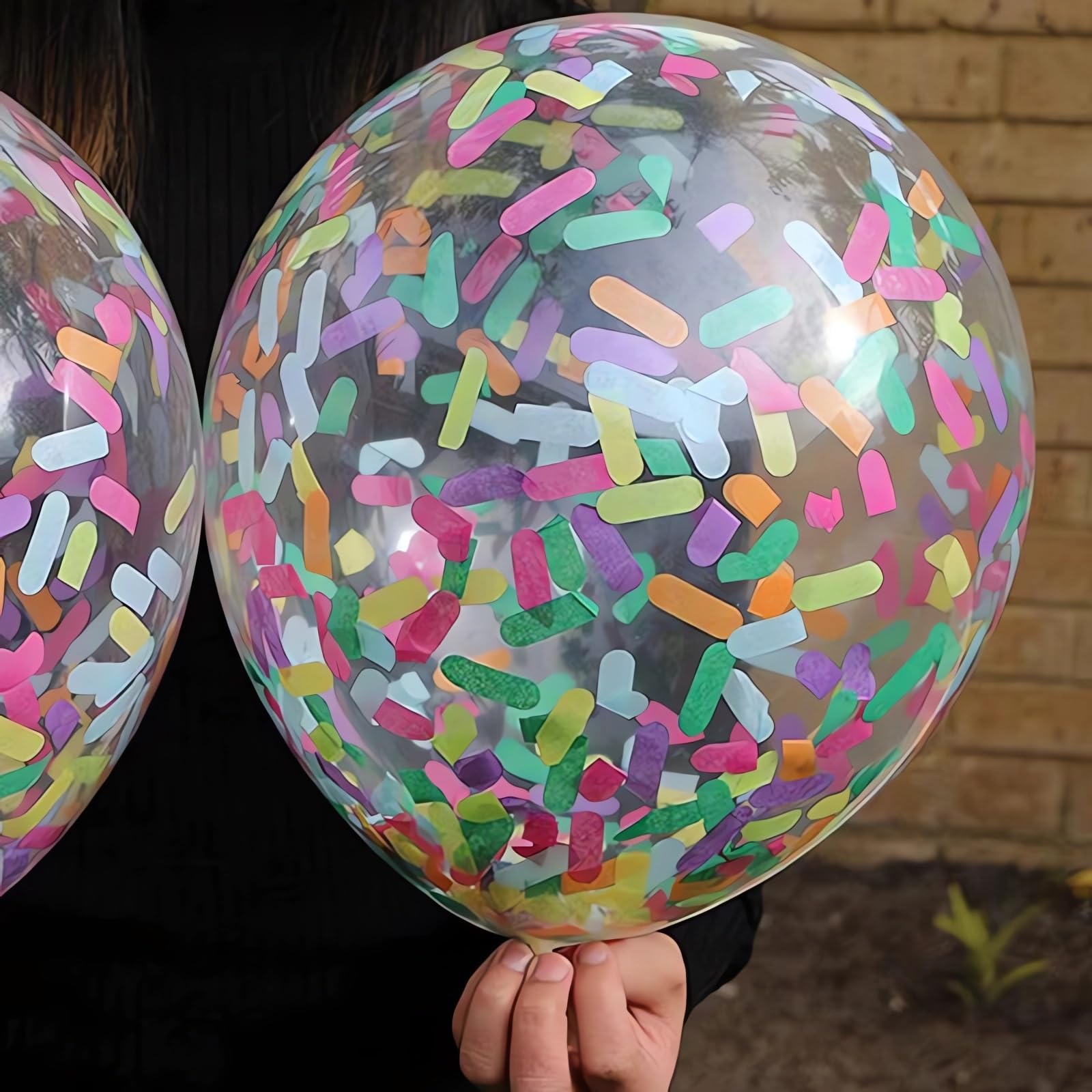 Confetti Balloons/candy confetti balloons/Ice cream sprinkle balloons/birtthday party confetti