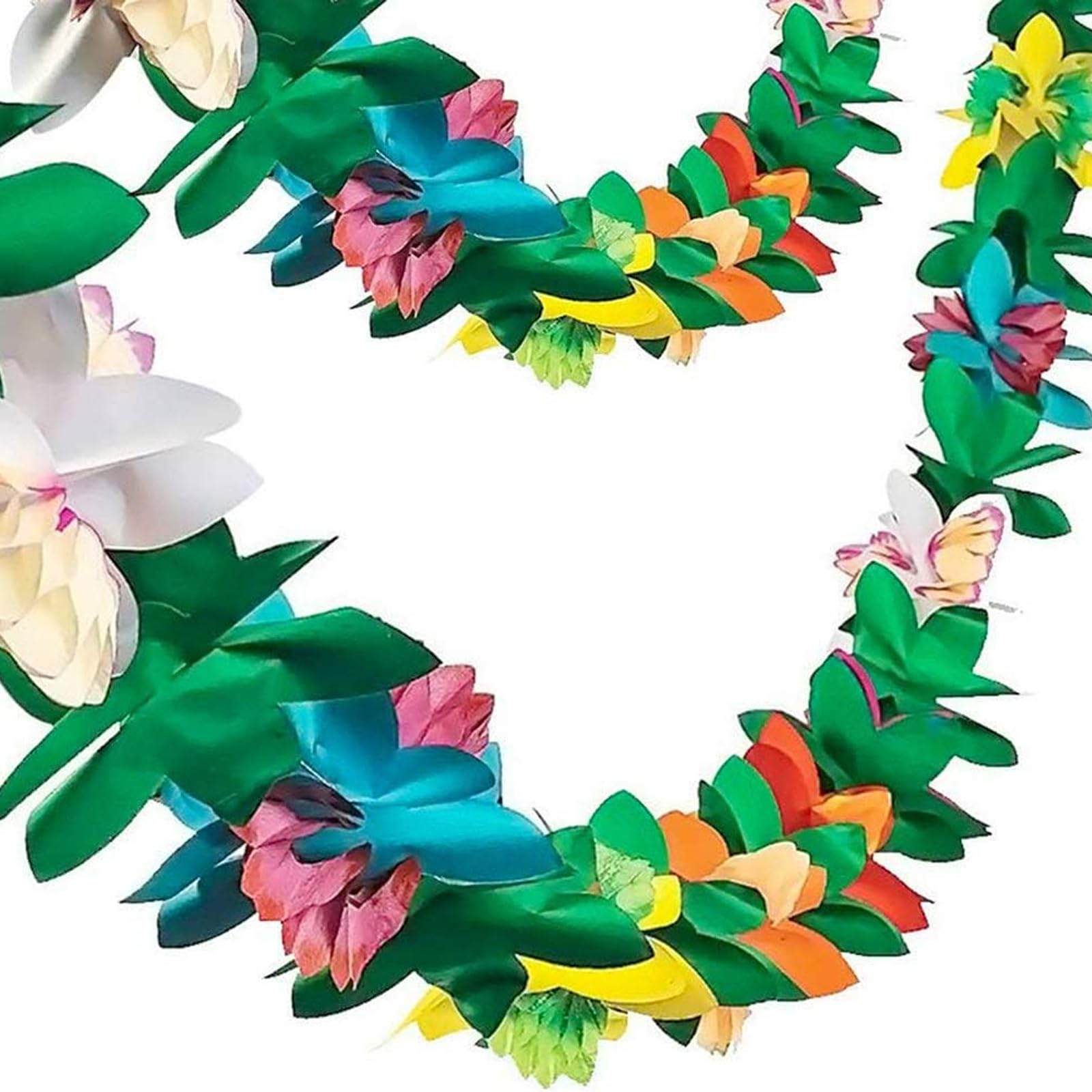 FUTUREPLUSX 2 Pack Tropical Garland Party Decorations, 20ft Summer Banner