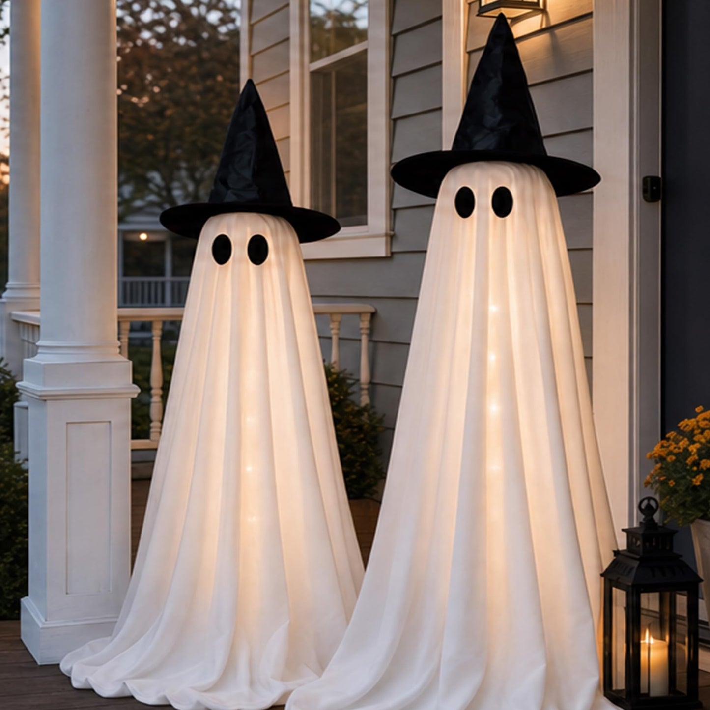 Halloween Decorations Indoor 2 Pack Light Up Ghosts