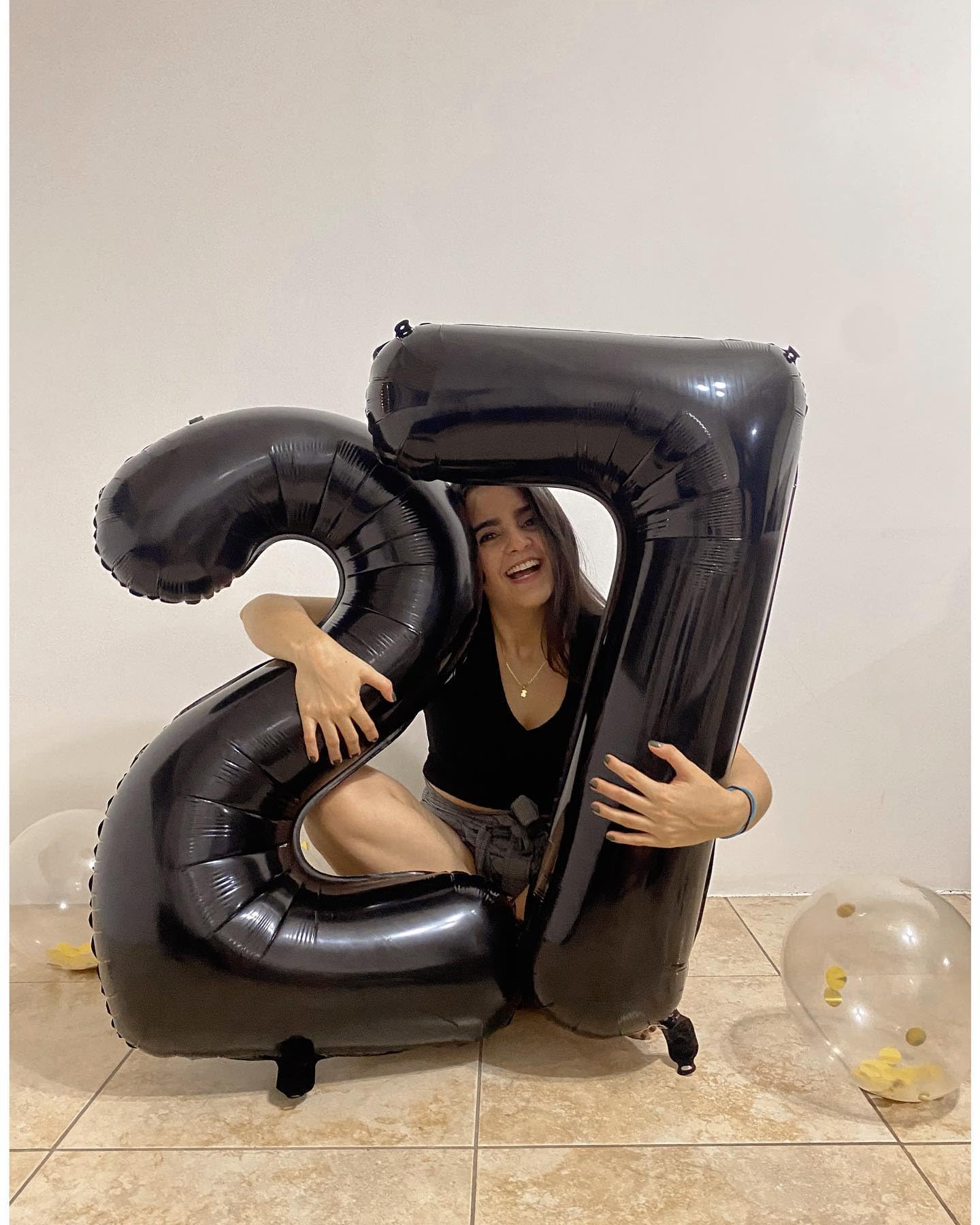 1 Balloon - Black Birthday Number Balloons, 40 Inch Decorations Men Women