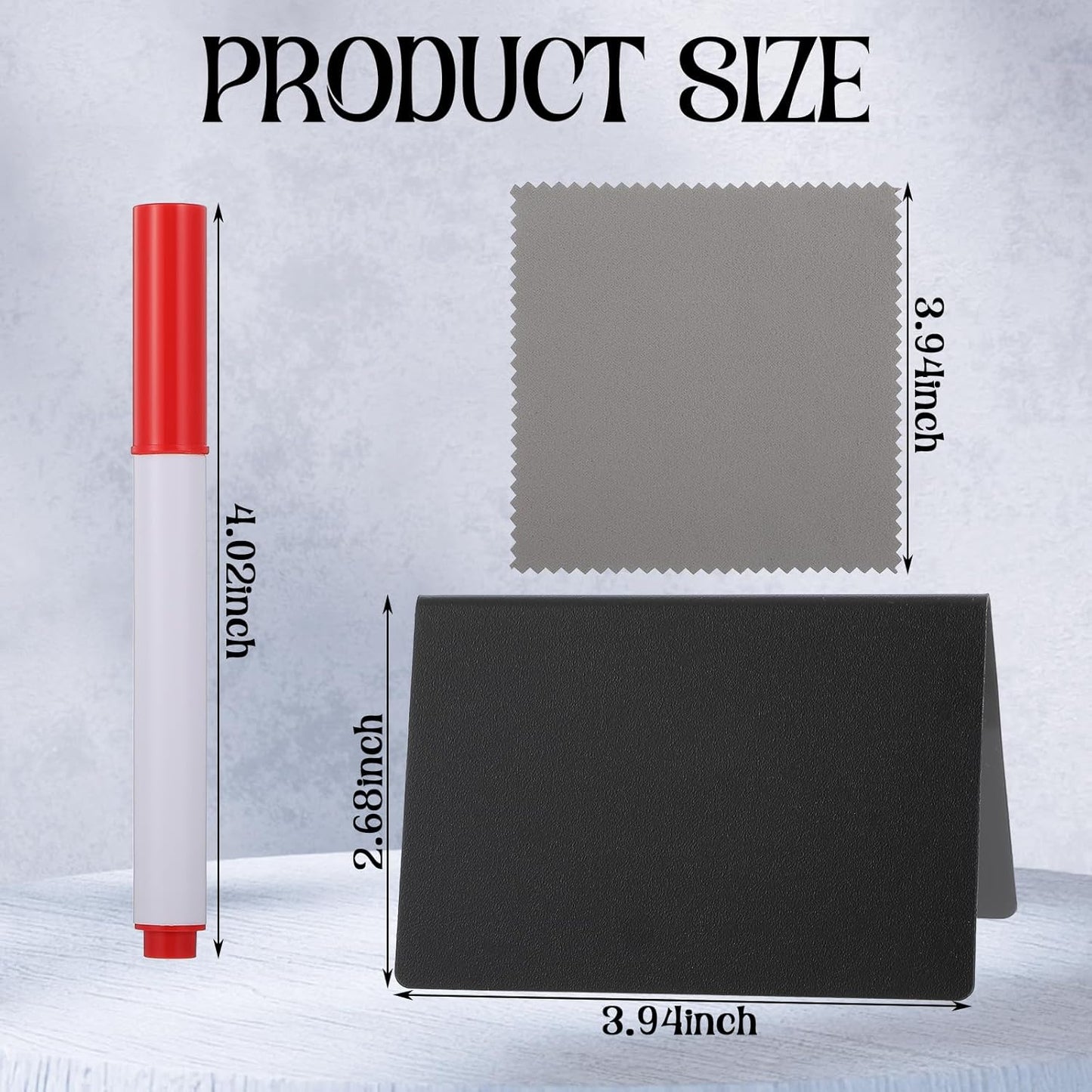 40 Pcs Food Labels for Party Buffet, 3 x 4 Inches Mini Chalkboard Signs, Food Tags Labels for Party Supplies, Small Chalk Board Signs, Catering Supplies Buffet Display, Easy to Write and Wipe