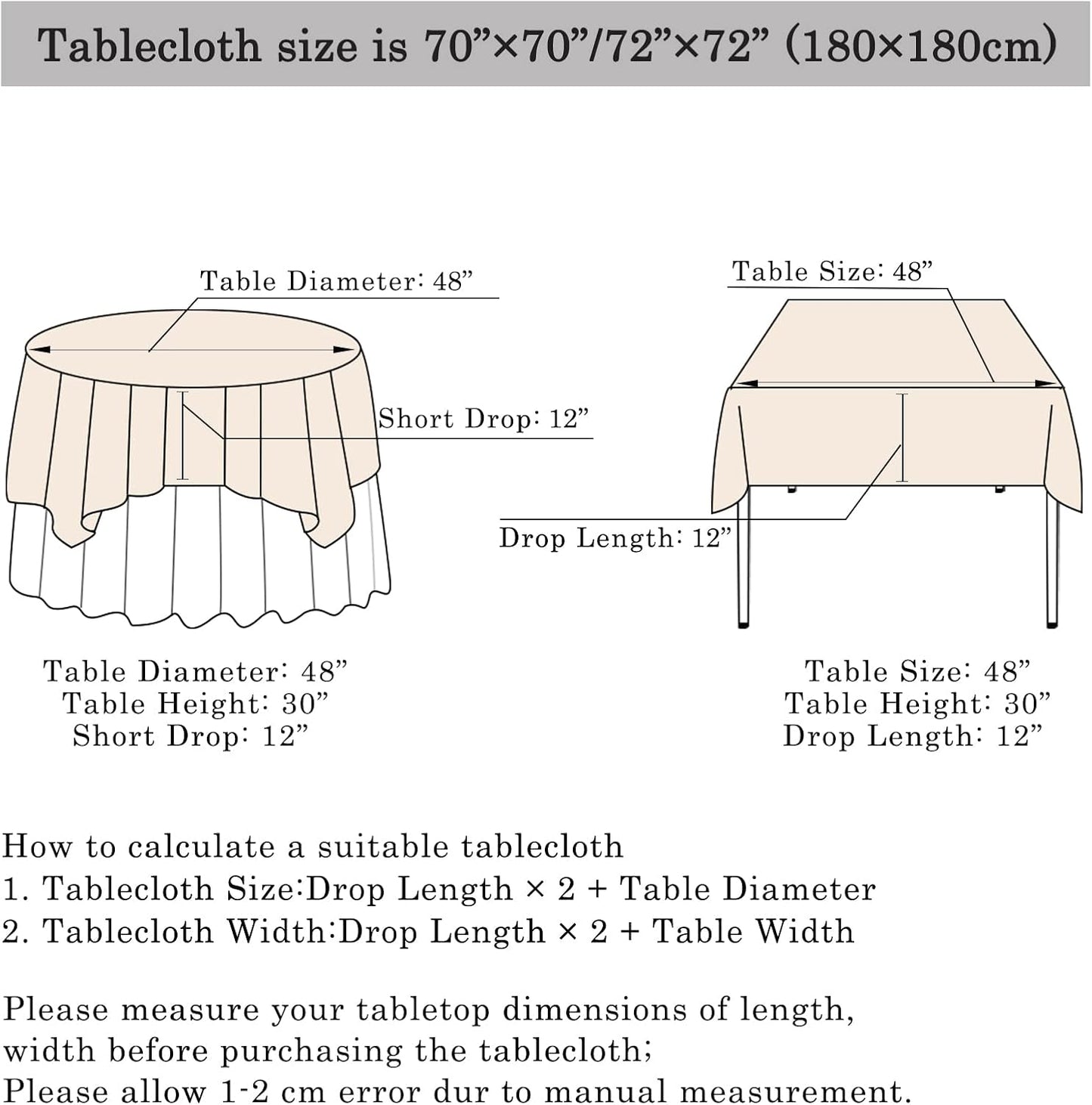 ShinyBeauty Royal Blue Table Cloths for Party 2 Packs, 72X72 Inch Sequin Table Cloth Square Shimmer Tablecloth Overlay Blue Tablecloths Rectangular for Wedding, Birthday Tables