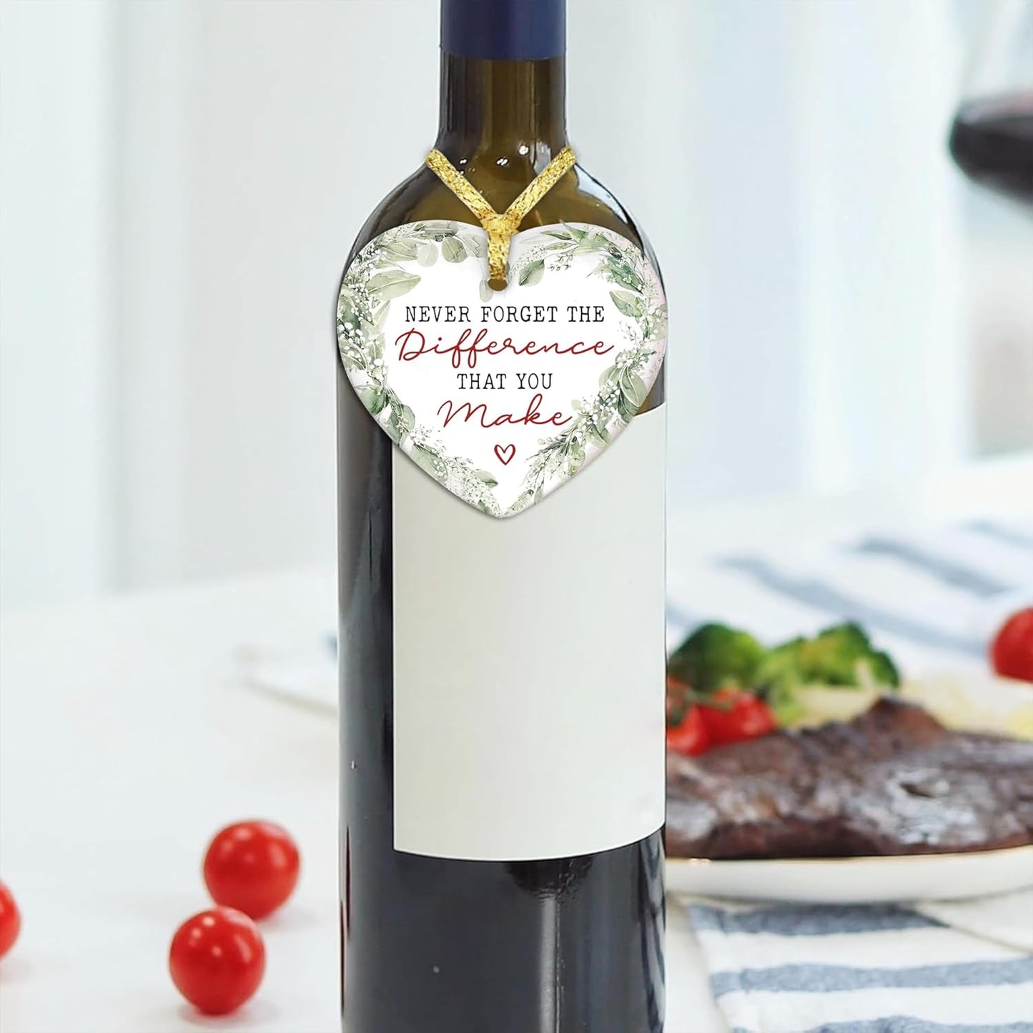 GOSSBY Thank You Christmas Ornament - Retirement, Leaving Job, Goodbye, Farewell Gift for Coworker - Christmas, Appreciation Gift for Employee, Boss Women, Men - Never Forget The Different You Make