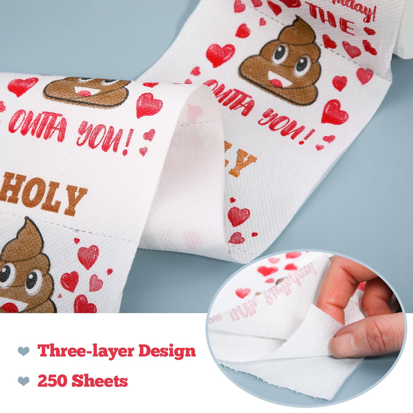 16th Birthday Gifts for Boy or Girl - Happy Prank Toilet Paper - 16th Birthday Decorations, Party