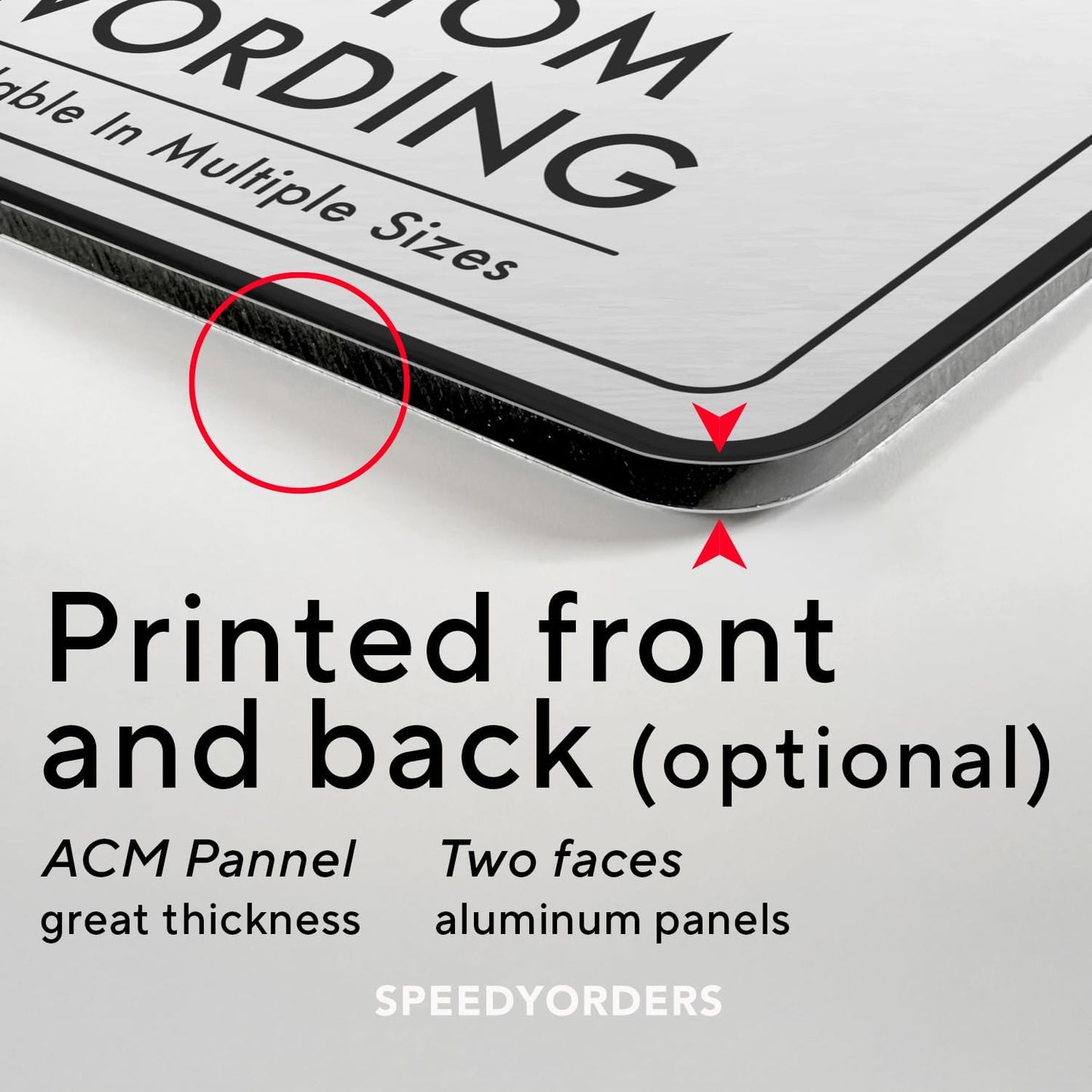 Custom Decorative Outdoor Metal Signs, Personalized Aluminum, Customized Driveway, Waterproof Made In USA, Silver 14x10 In