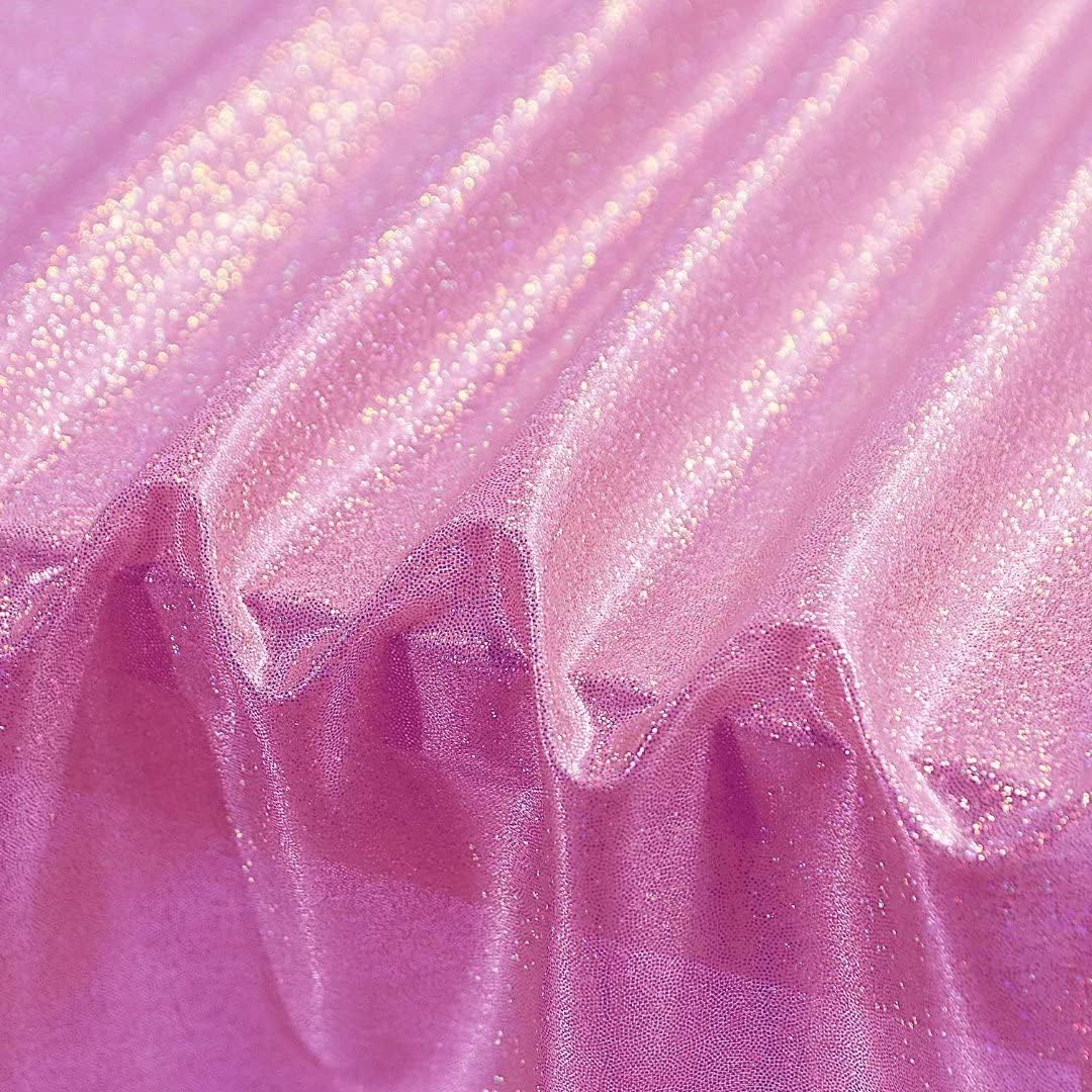 Fitable Pink Sequin Tablecloth for Parties 60x60 Inch - Sparkle Glitter Table Cloth Laser Square Overlay for Wedding Baby Shower Ceremony Birthday Holiday Banquet