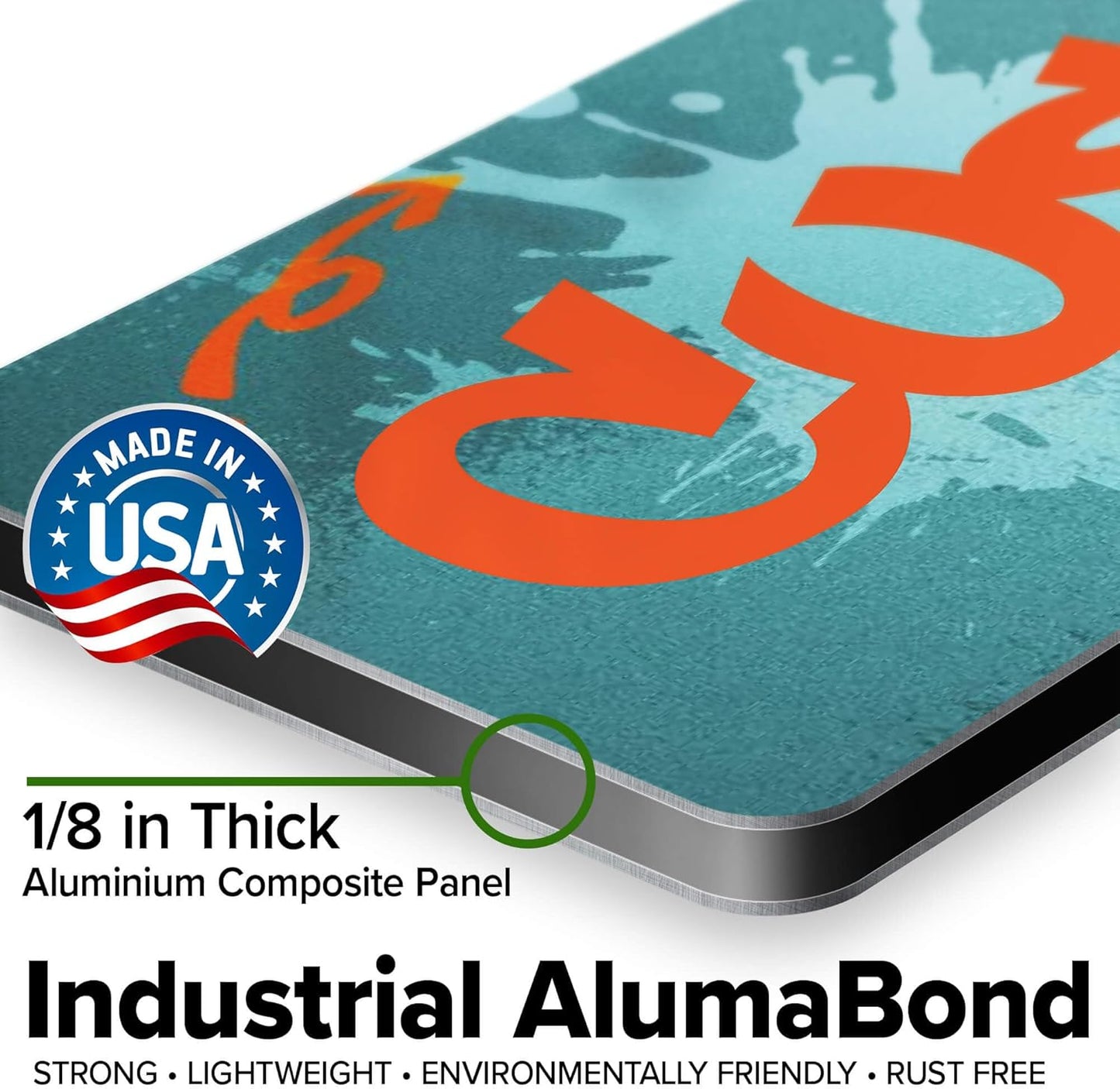 Custom Sign, Custom Street Sign, 11 Font Colors, 13 Font Styles, 4 Hole Options, 22 Sizes, 6x24 Inches, Rust Free DiBound, Fade Resistant, Made in USA by My Sign Center (Graffiti)