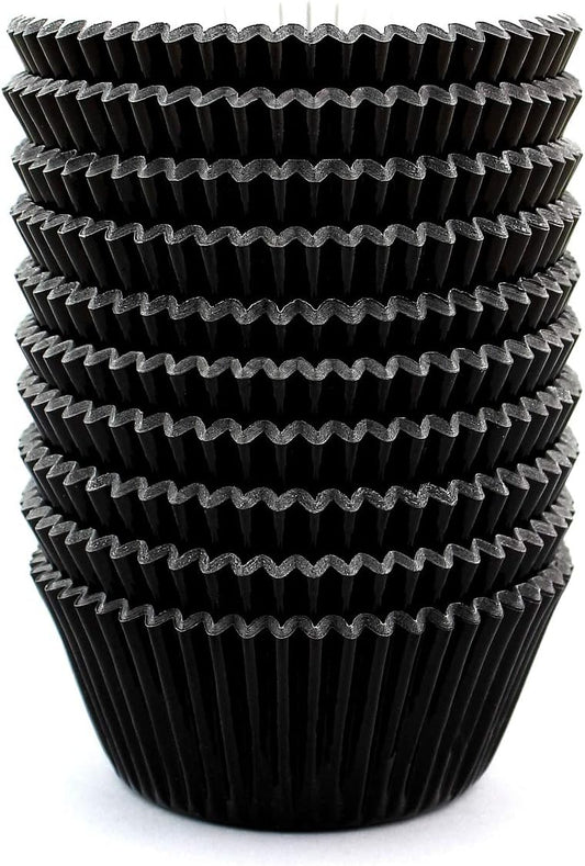 Eoonfirst Black Foil Cupcake Case Liners New Year Baking Muffin Paper Cups 198 Pcs