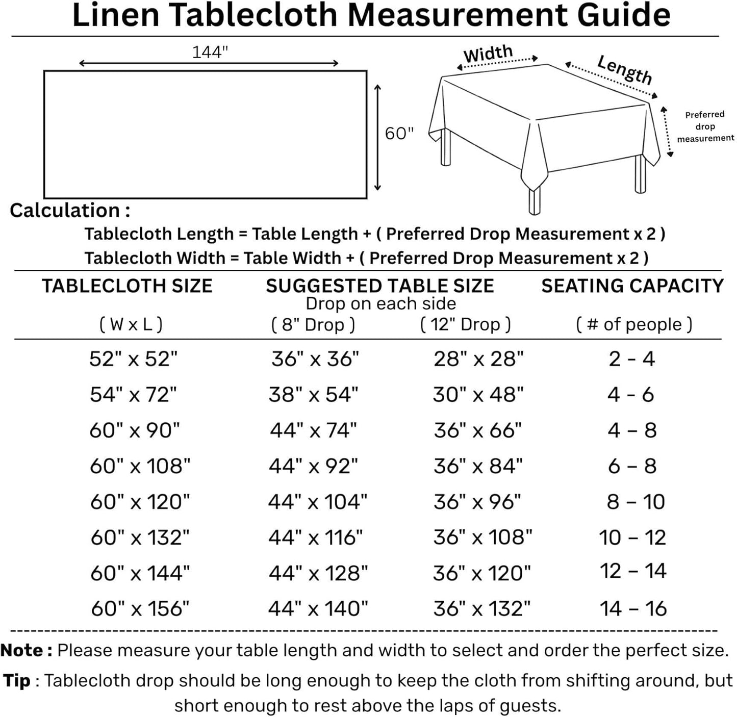 Solino Home Linen Tablecloth 60 x 144 Inch - Classic Hemstitch 100% Pure Linen Pink Table Cloth for Rectangle Tables - Machine Washable Tablecloth for Halloween