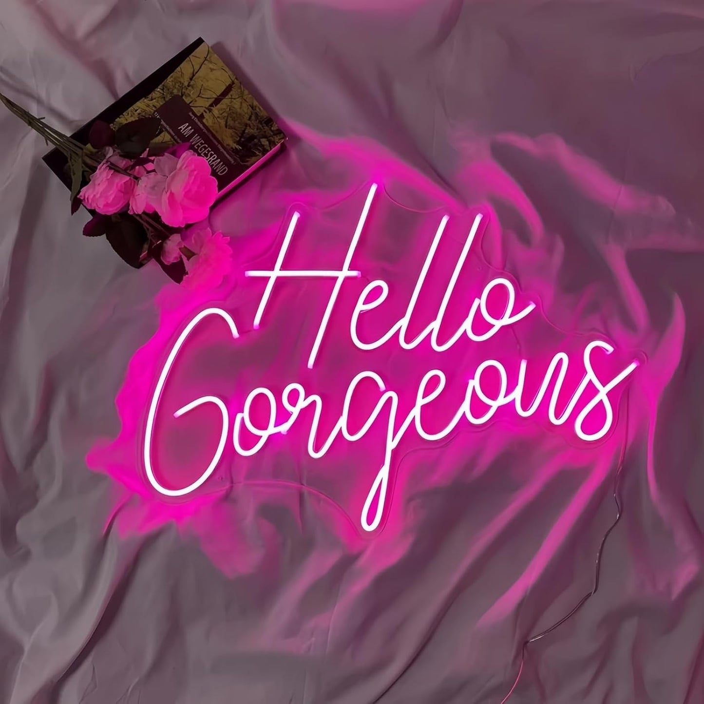 Ulalaza LED Neon Sign Night Light for Wall Party Décor Bedroom Room Bar Wedding Home Birthday Art Decoration Christmas with USB Chain Light modulator 5v (lets party blue)