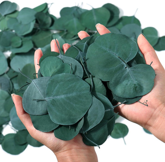 400+ Natural Dried Eucalyptus Leaves – Bulk Green Petals for Wedding, Baby Shower, & Table Decor. Biodegradable Confetti for Cake, Crafts & Party Decorations (6oz)