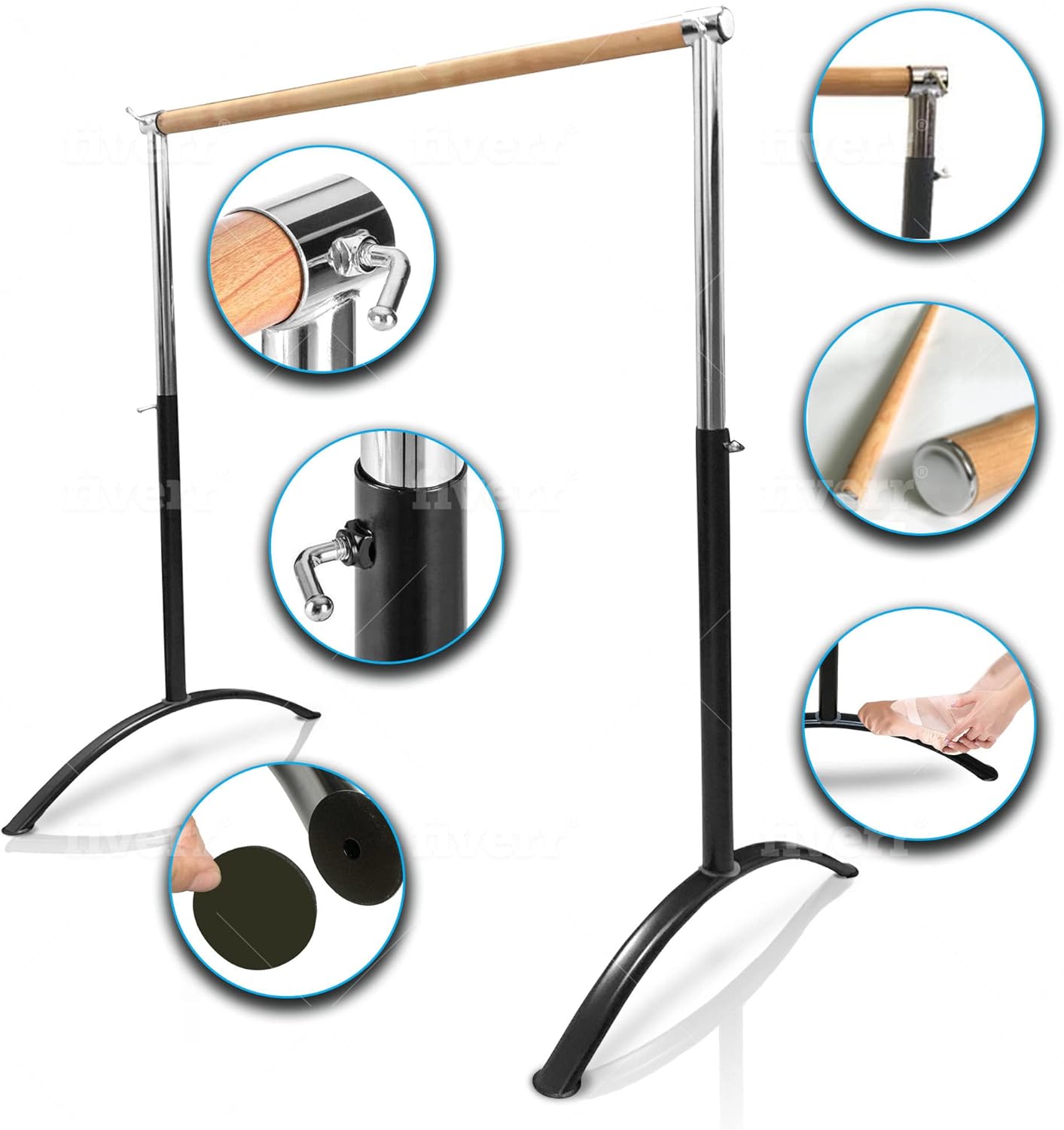 Marley Dance Floor- Ideal for Ballet, Jazz, Tap, and Party Dancing for All Ages- Non-Slip Dance Floor for Smooth Flooring - Ballet Floor for Home, Studio and Outdoor Dance Floor