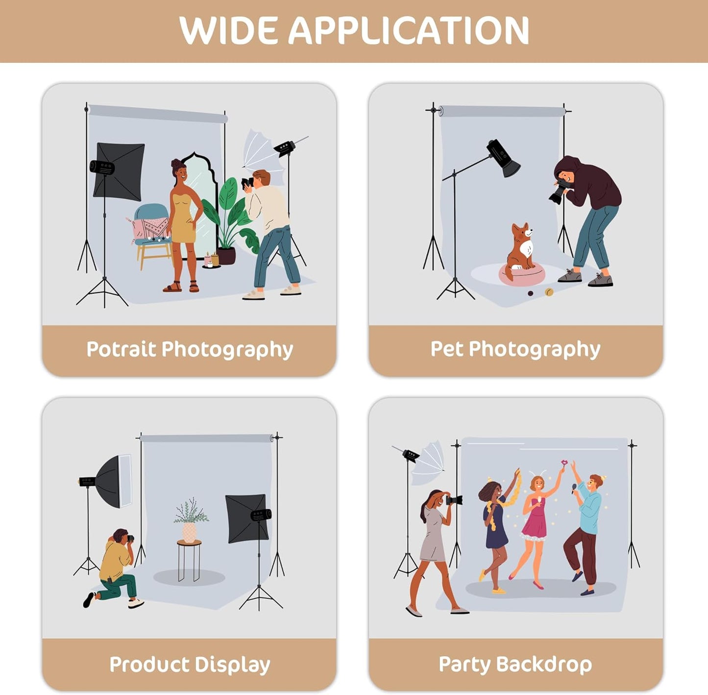 Kate 10x10ft Sports Stadium Photography Background Artistic Backdrop for Portrait Smoky Grey Spotlight Photo Background