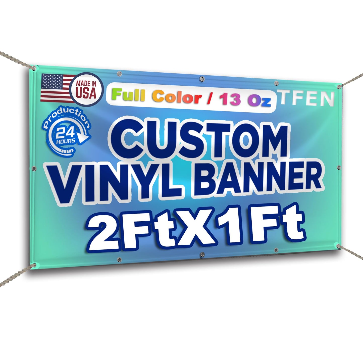 Custom Vinyl Banner | 2'X1' to 20'X10' | Personalized Signs for Business, Birthdays, Weddings