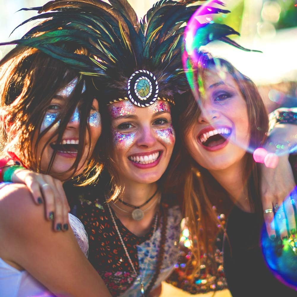 Hemway Eco Friendly Biodegradable Glitter 100g / 3.5oz Bio Cosmetic Safe Sparkle Vegan for Face, Eyeshadow, Body, Hair, Nail and Festival Makeup, Craft - Super Chunky (1/8" 0.125" 3mm) - Silver