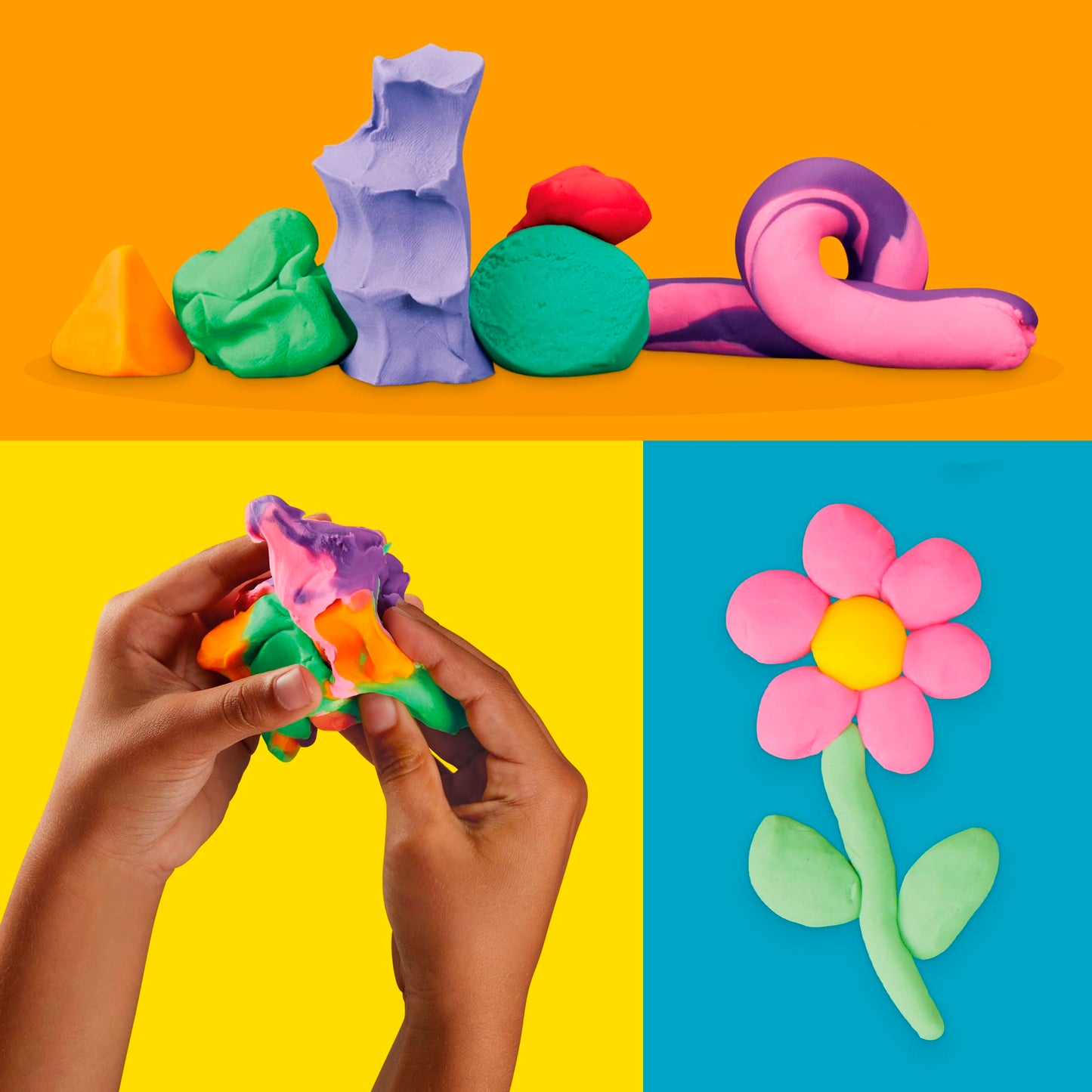 Play Doh Bulk Handout 42-Pack of 1-Ounce Modeling Compound Cans, Back to School Gifts, Prizes, &