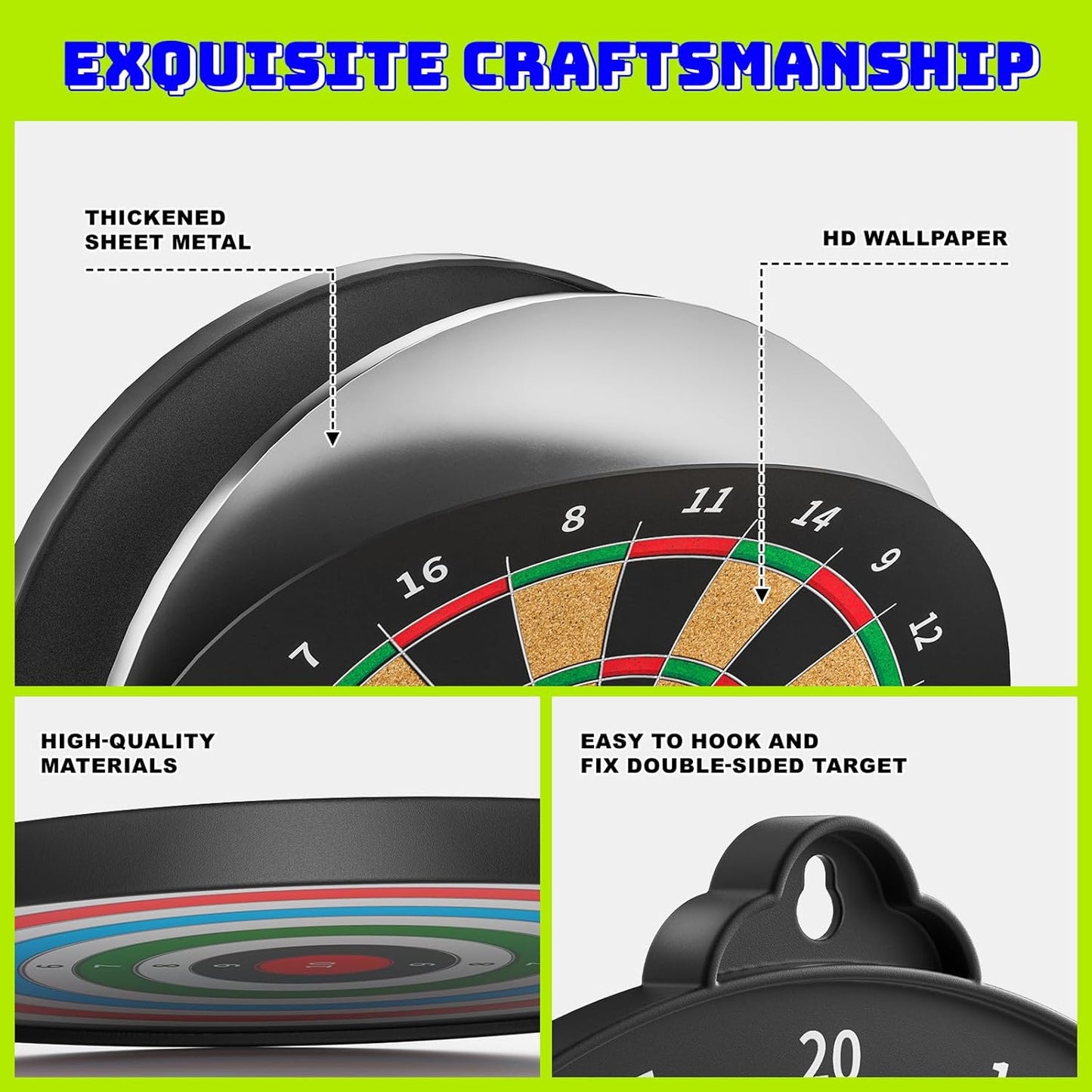 Magnetic Dart Board for Kids Indoor Outdoor Kids Games and Party Games, Christmas Birthday Gifts Toys for Boys Age 3-12