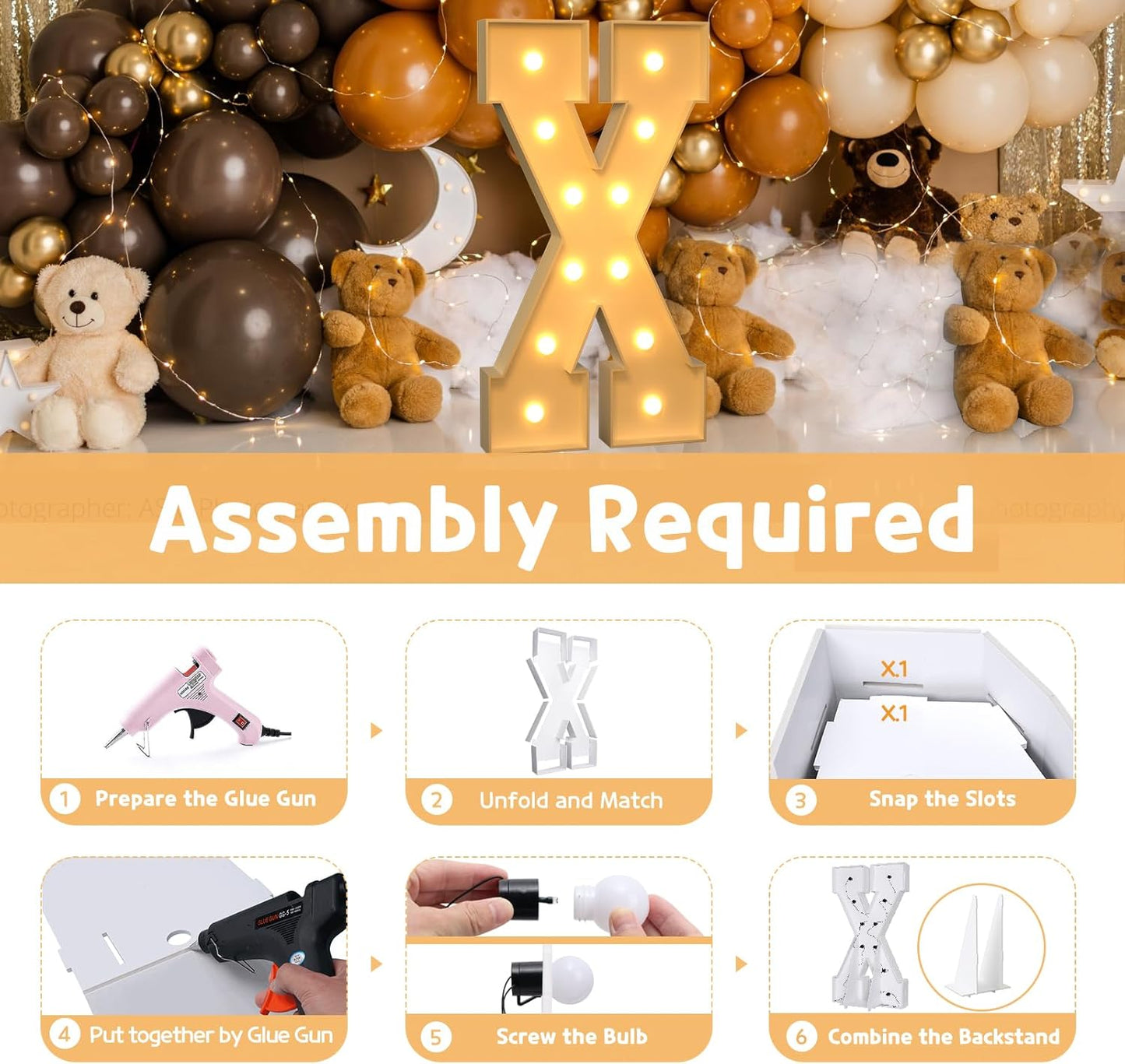 imprsv 4FT Marquee Light Up Letters for Birthday Party Decorations Large Marquee Letters for Wedding Event Bridal Shower Engagement Anniversarty Party Decor,Letter X