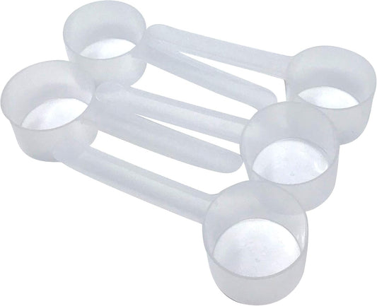 3 Tablespoon (1.5 Oz. | 43 mL) Long Handle Scoop for Measuring Coffee, Pet Food, Grains, Protein, Spices and Other Dry Goods (Pack of 5)