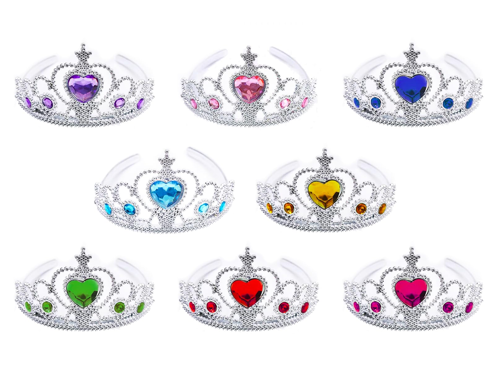 S & E TEACHER'S EDITION 16 Pcs Tiaras Crown Set for Girls
