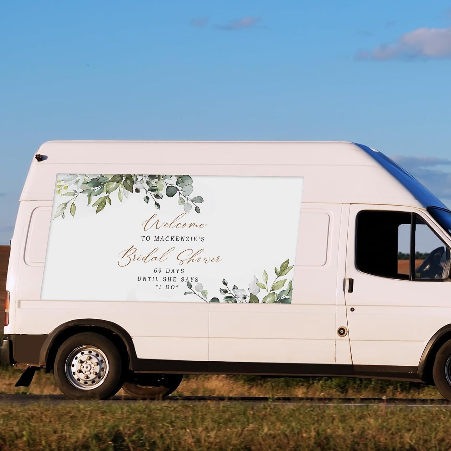 Personalized Bridal Shower Banner, Bridal Shower Banner, Bridal Shower Welcome Banner, Bridal Shower Banner, Bridal Shower Decorations, Greency Bridal Shower Banner, Custom Bridal Shower Banner #9