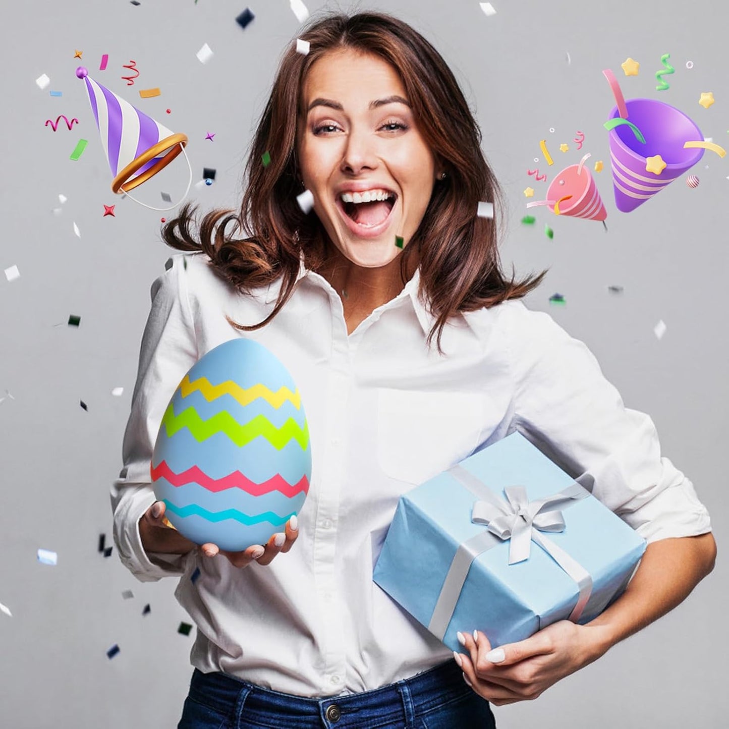 Vanhench 36" x 2400" (200') Sky Blue Wrapping Paper, Solid Color Art Kraft Craft Paper for Birthday Gift Wrapping, Baby Shower, Bouquet Flower Packing Poster Bulletin Board Construction