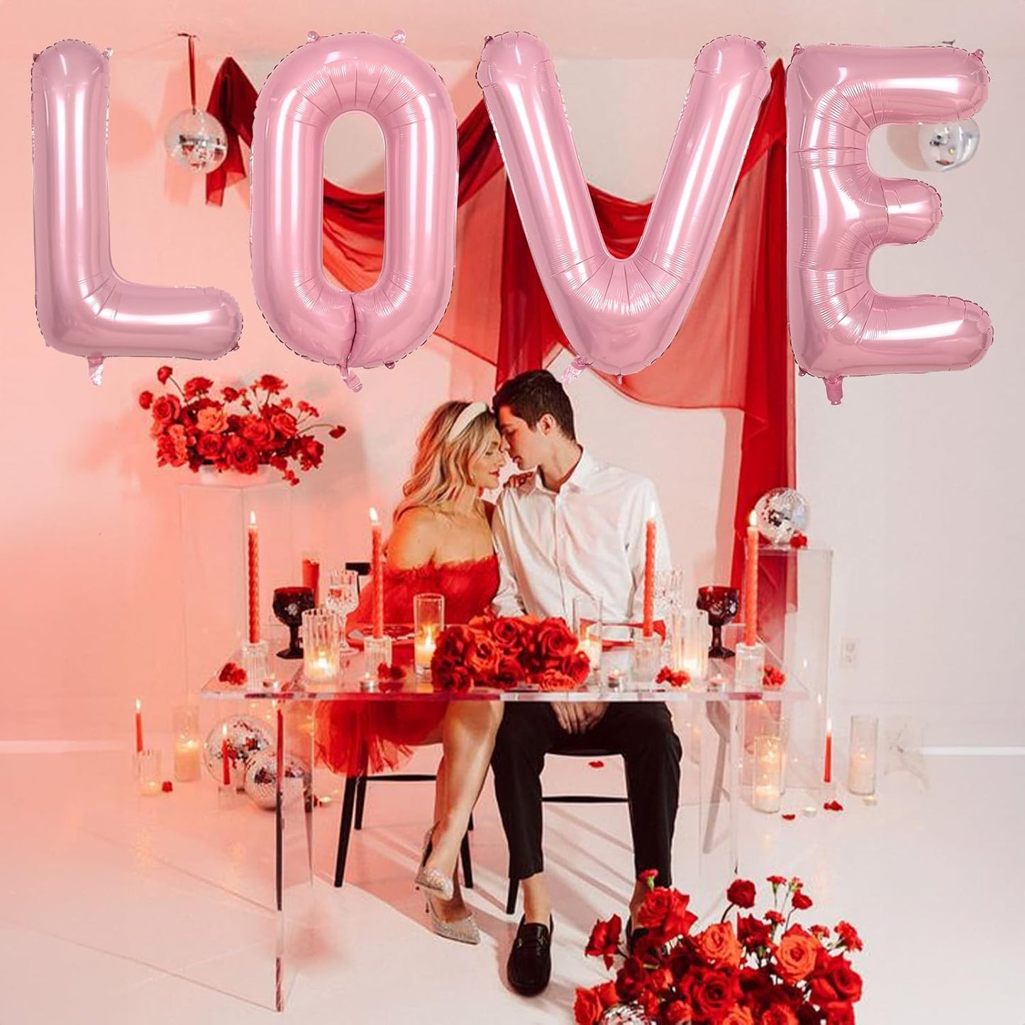 G Letter Balloon Pastel Pink, 40" Alphabet Helium Balloon, Large Inflatable Baby Pink Name Balloon Letters G, XXL Mylar Custom Letter Balloons Light Pink for Girls Birthday Party Decoration Supplies