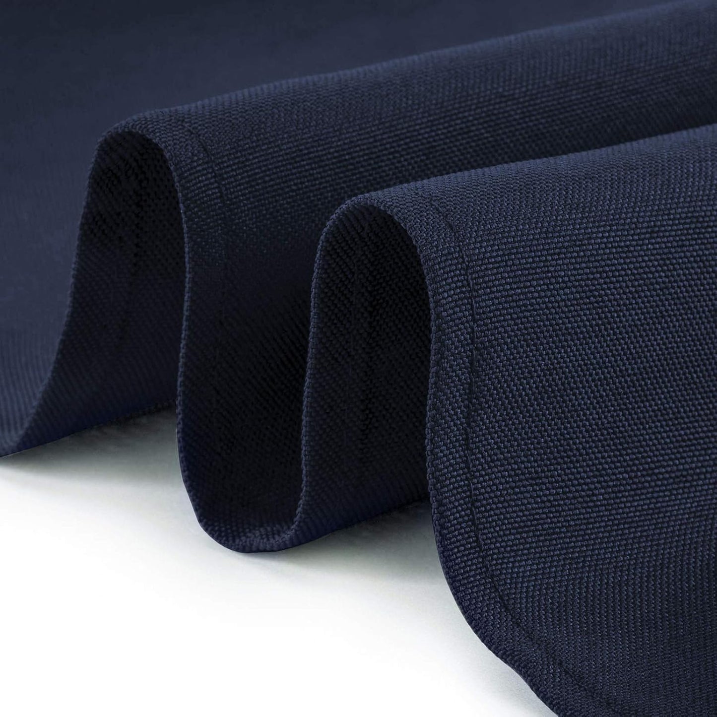 Lann's Linens - 10 Premium 60" x 126" Tablecloths for Wedding/Banquet/Restaurant - Rectangular Polyester Fabric Table Cloths - Navy Blue