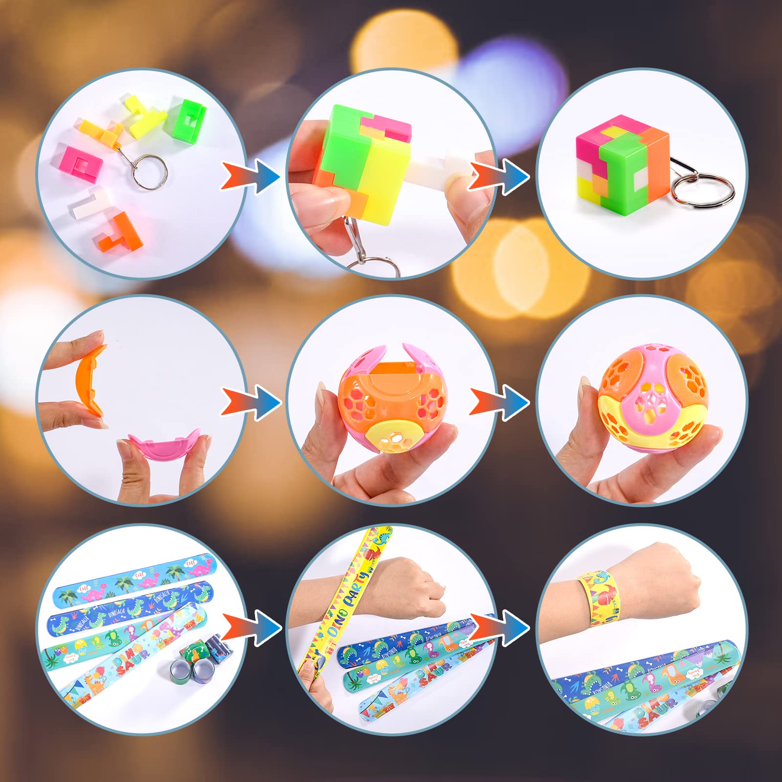 300 PCS Party Favor for Kids Goodie Bags Stuffers, Treasure Box Prizes Toys