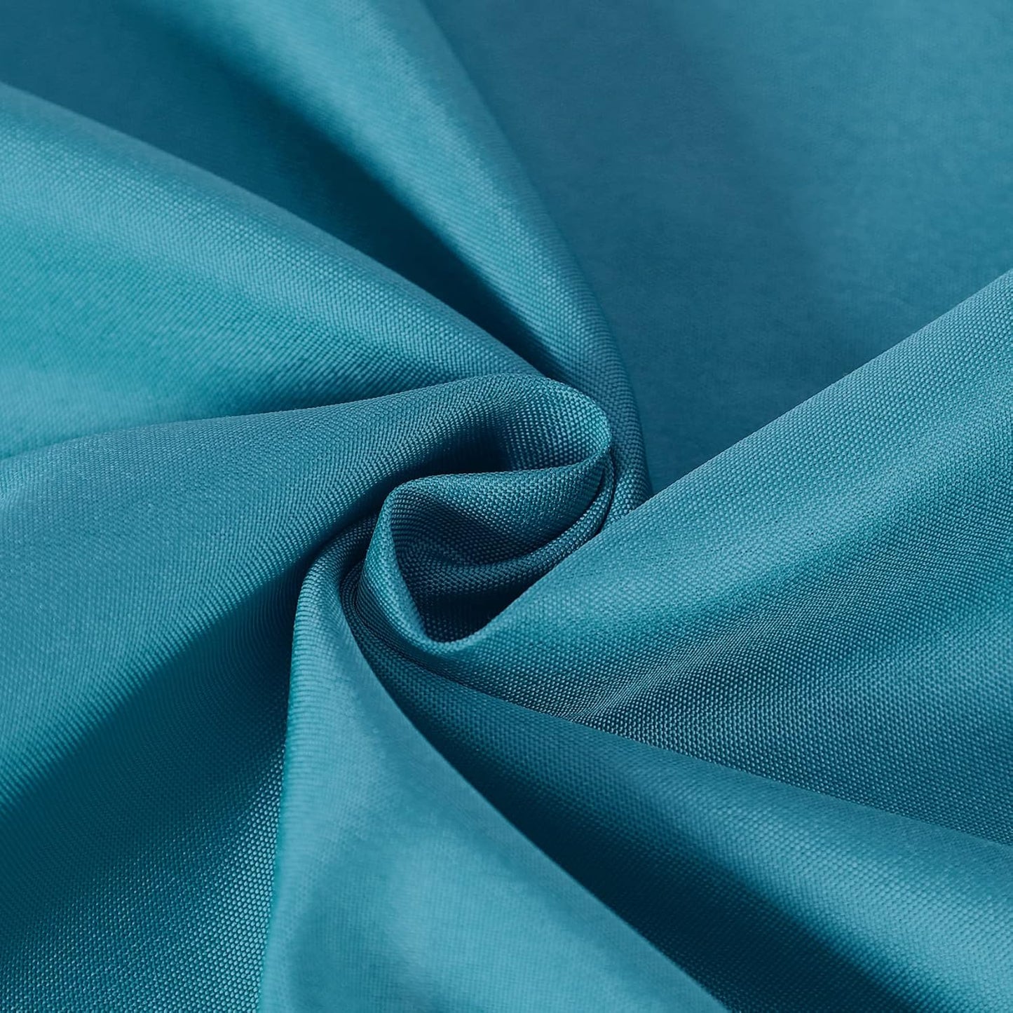 Cupuamon Square Tablecloth 52x52 inch Washable Polyester Fabric Table Cloth for Wedding Party Dining Banquet Decoration（52x52,Caribbean Blue）