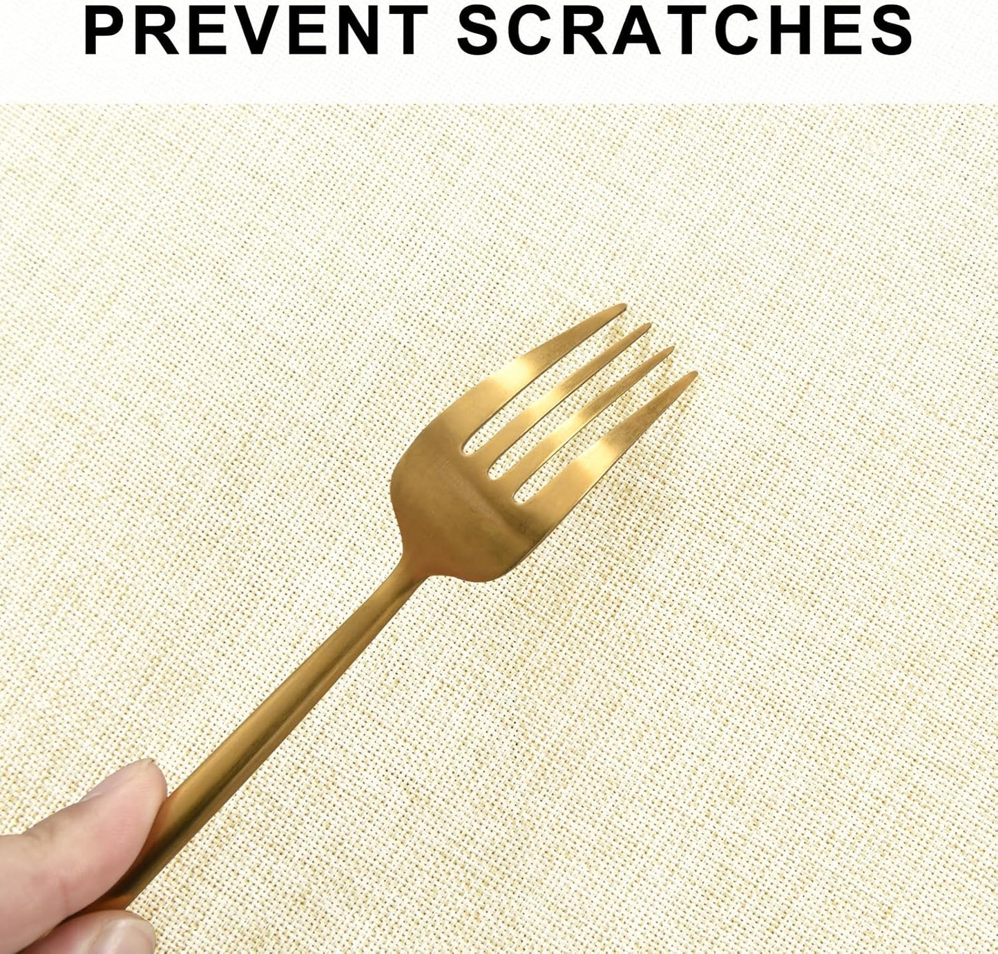 Hiasan Round Tablecloth 30 Inch Linen - Wrinkle and Stain Resistant Washable Polyester Fabric Table Cloth for Dining Room Kitchen Party, Champagne